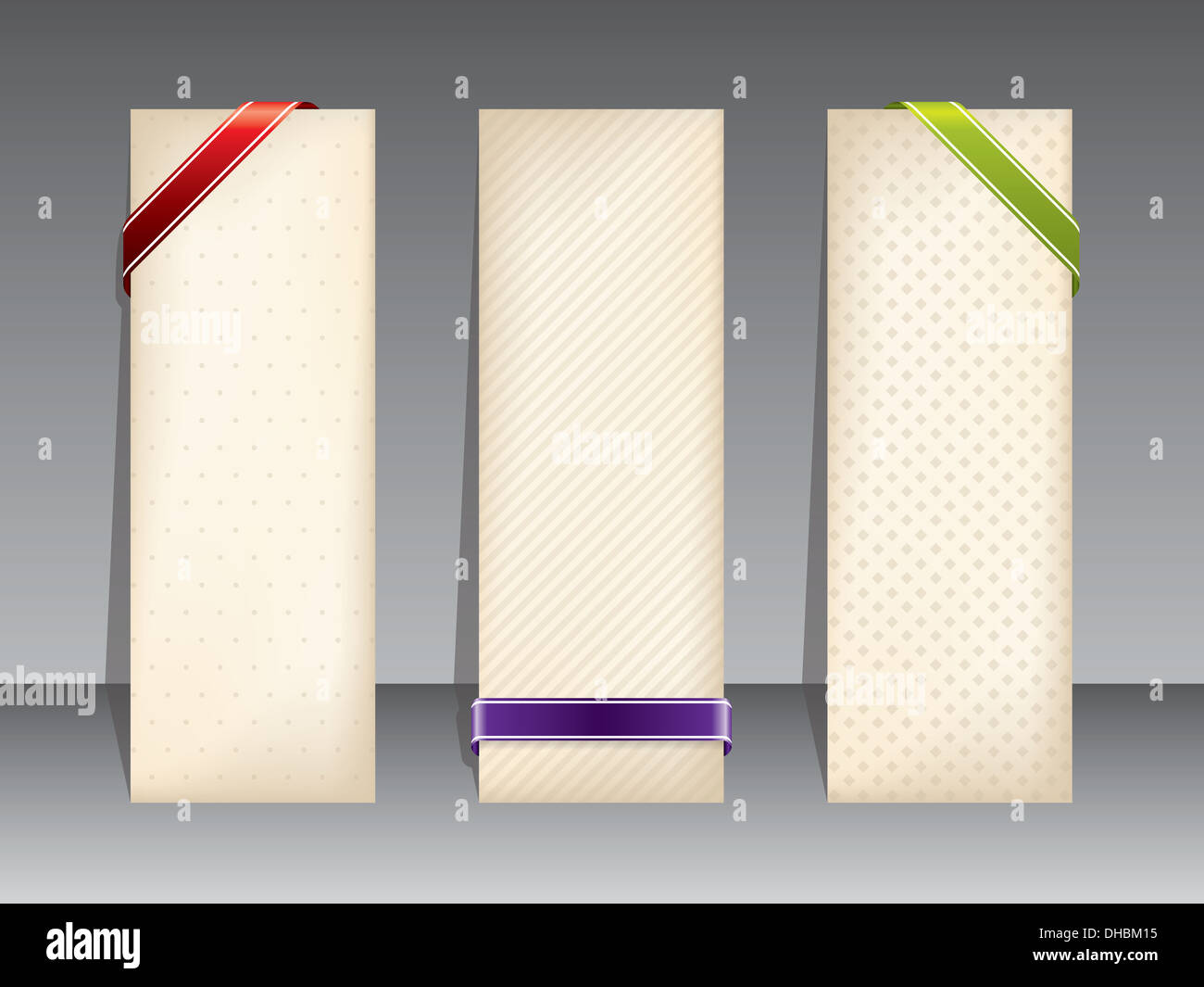 Purple ribbon sample text hi-res stock photography and images - Alamy