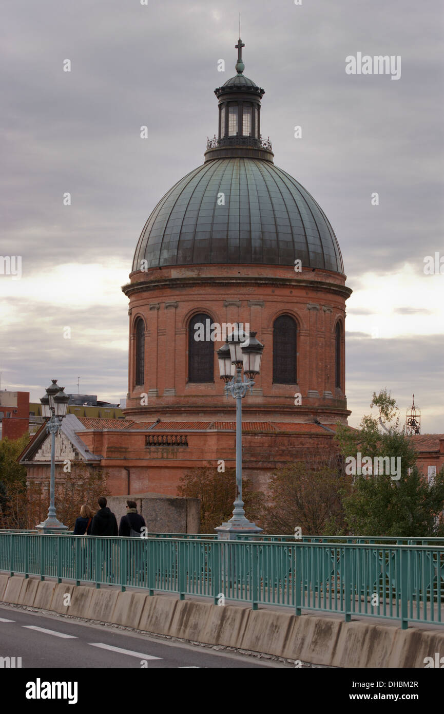 Dome de la Grave, Garonne river, Pont Saint Pierre,Toulouse, HauteGaronne, France Stock Photo