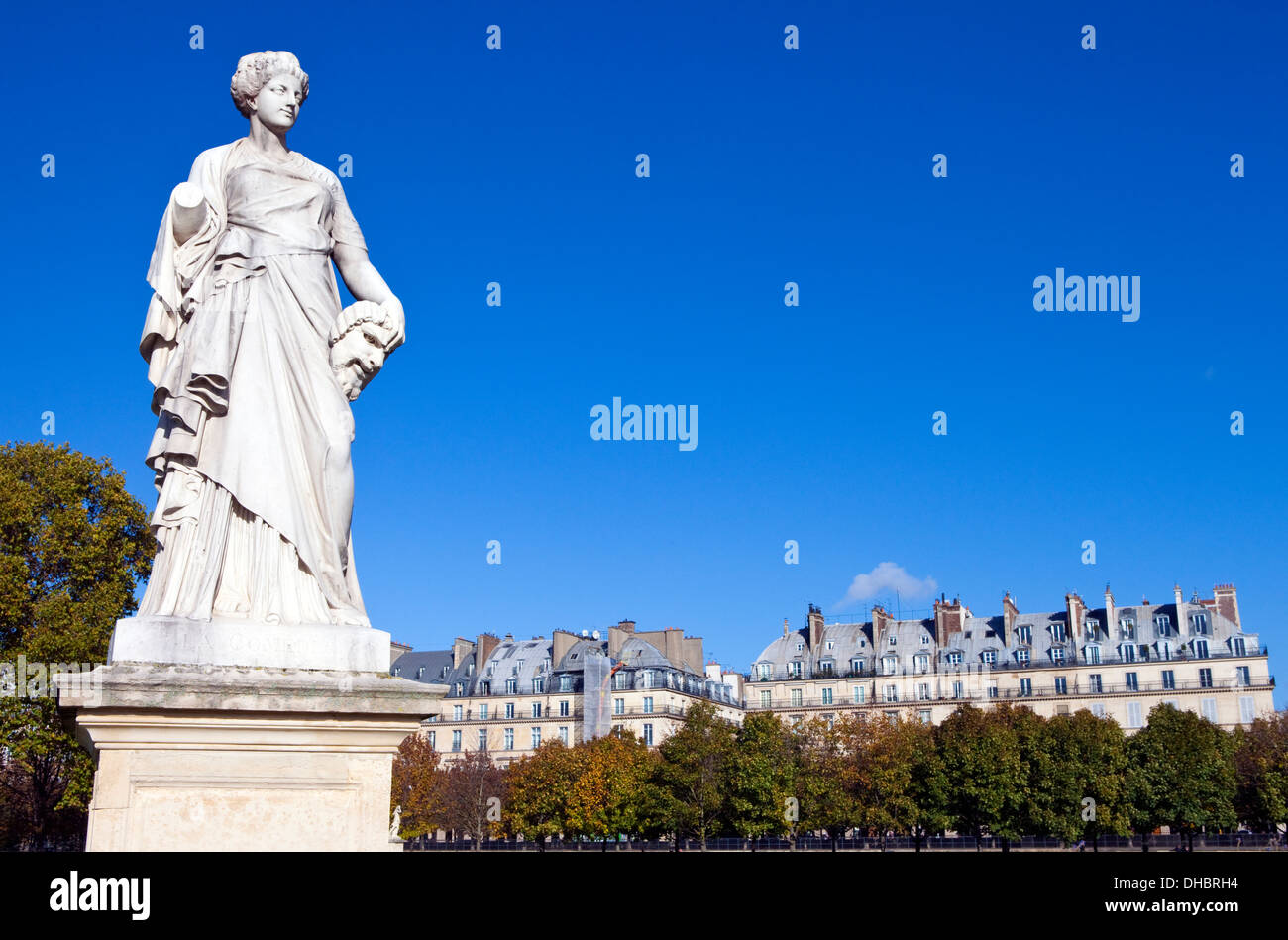 A beautiful statue in Tuileries Garden in Paris Stock Photo Alamy