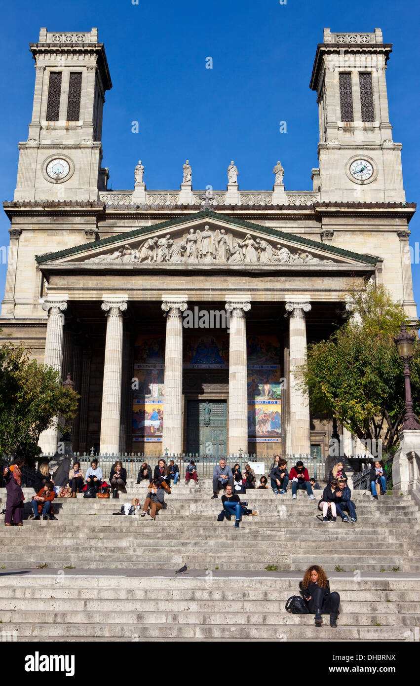 The Church Of Saint Vincent De Paul In Paris Stock Photo: 62340374 - Alamy