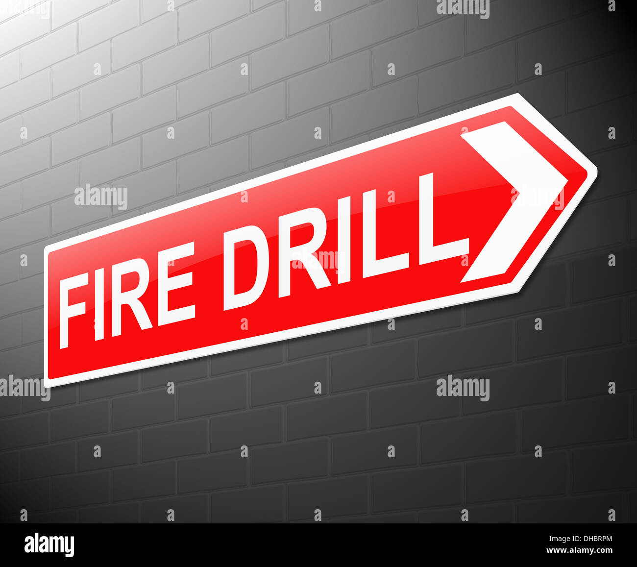 Fire drill concept Stock Photo Alamy