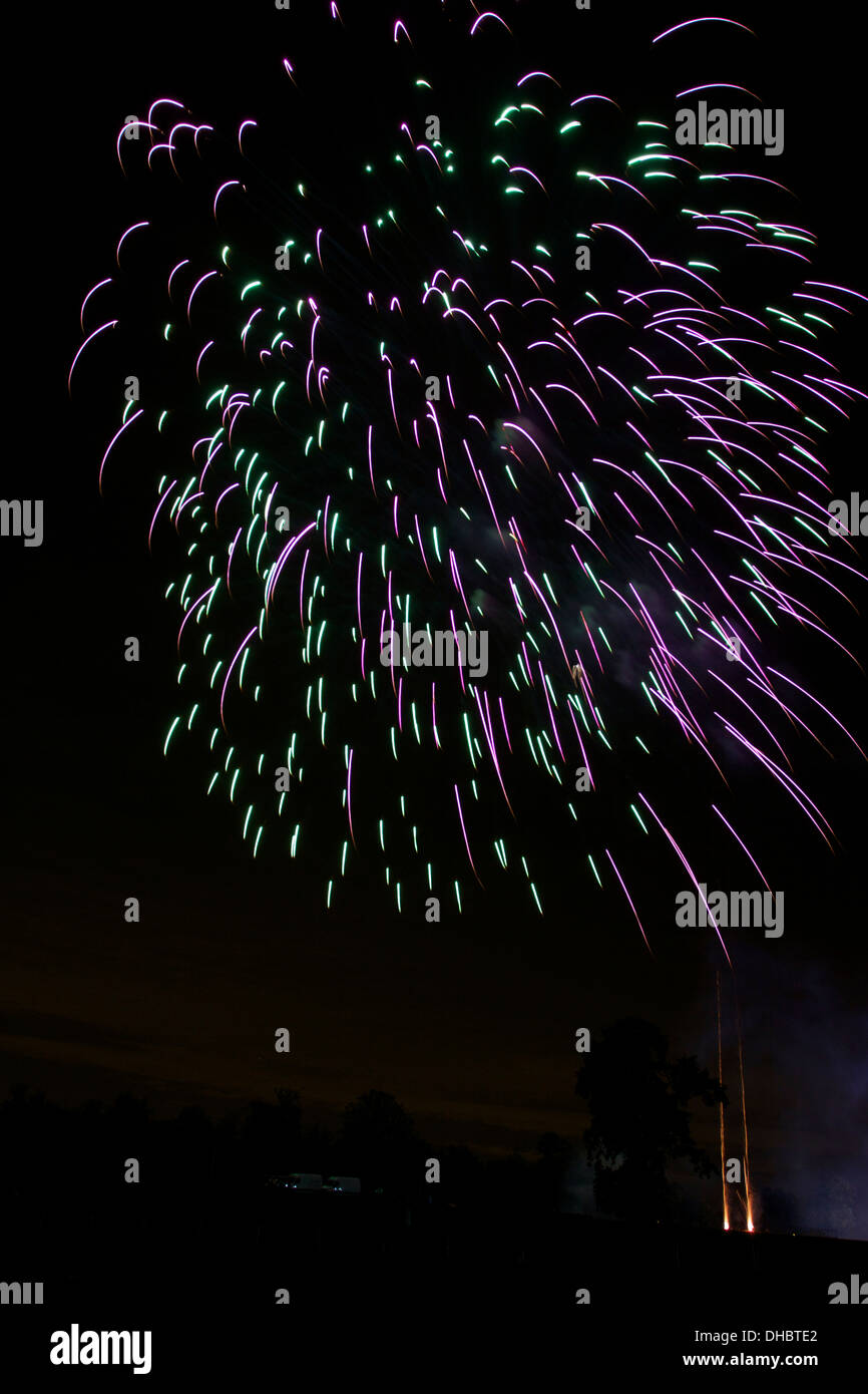 Funfair fireworks hi-res stock photography and images - Alamy