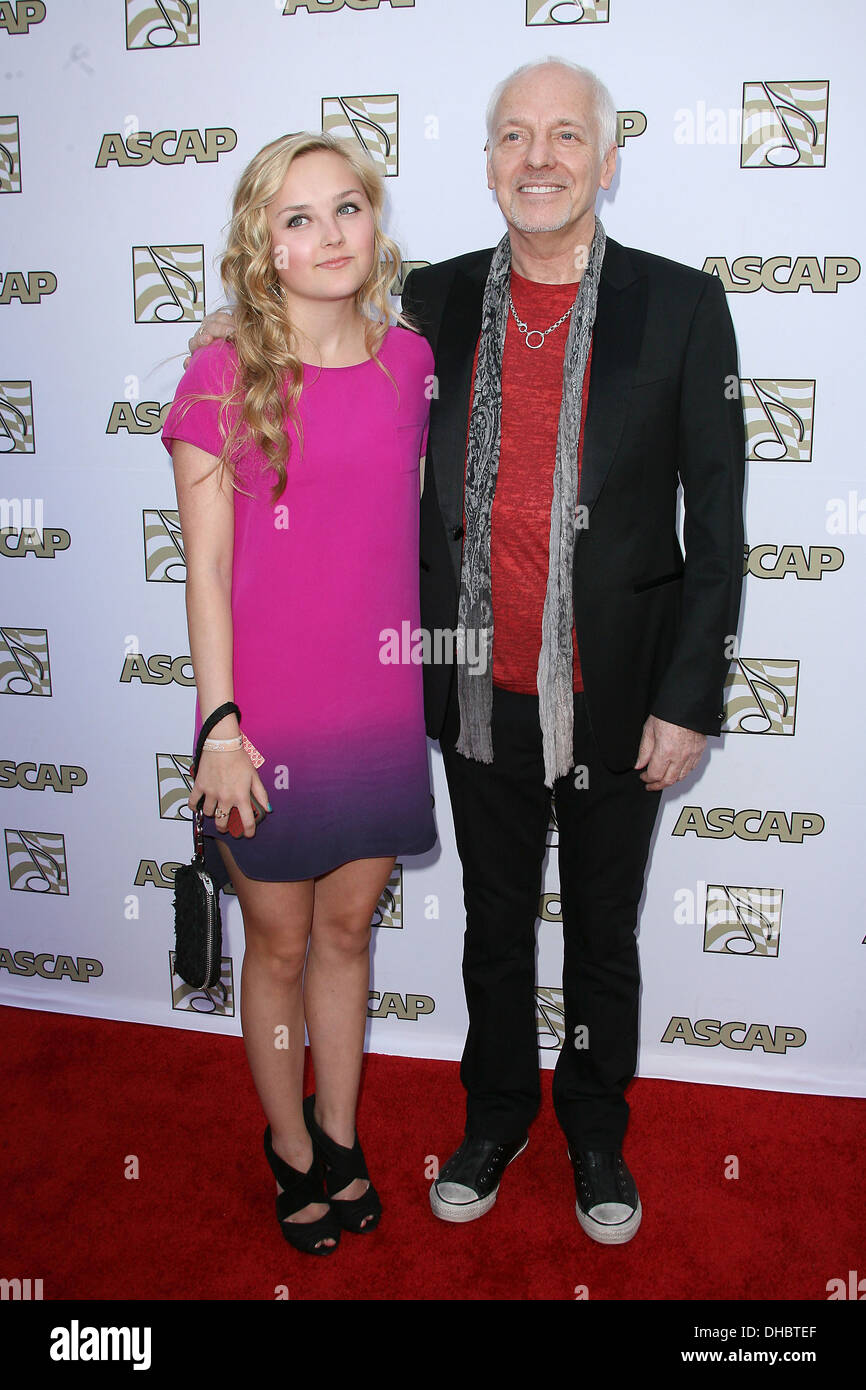 Peter Frampton with daughter Mia Rose Frampton 29th Annual ASCAP Pop Music  Awards - Arrivals held at Renaissance Hollywood Stock Photo - Alamy