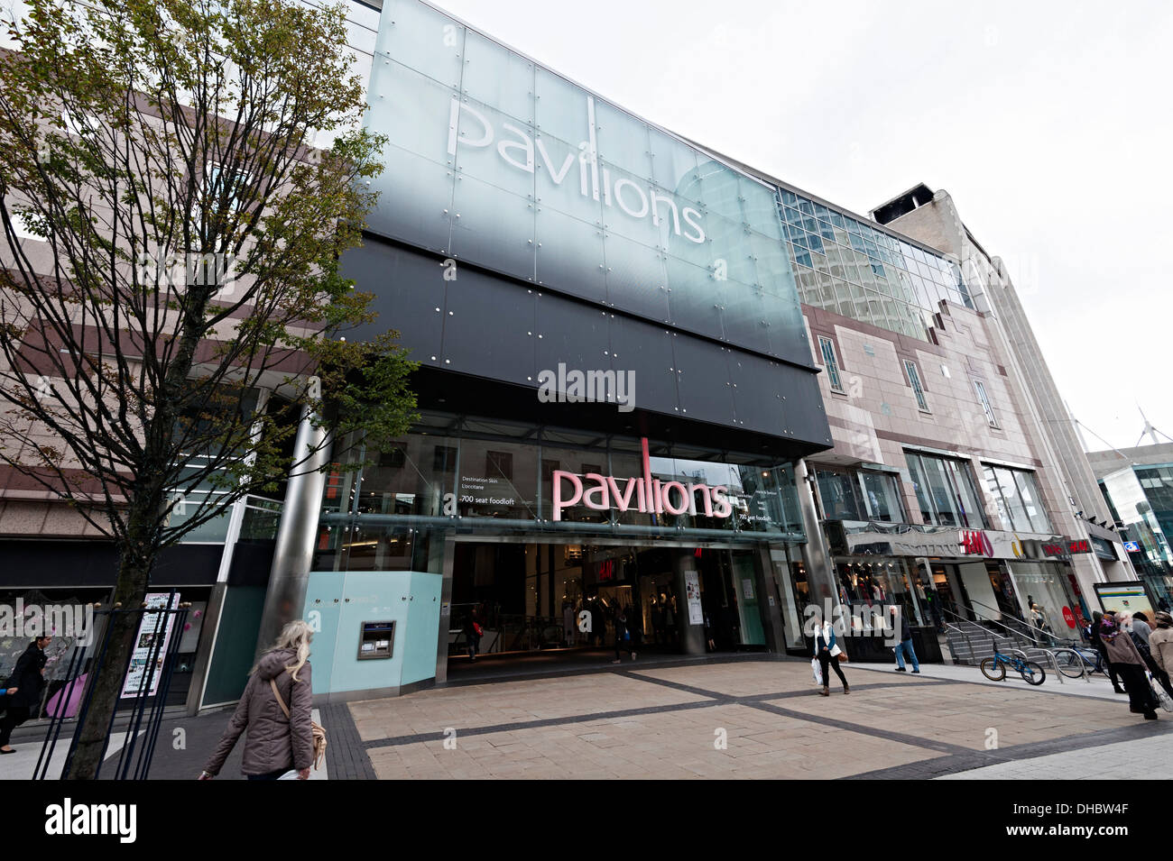 the pavilions shopping centre birmingham Stock Photo