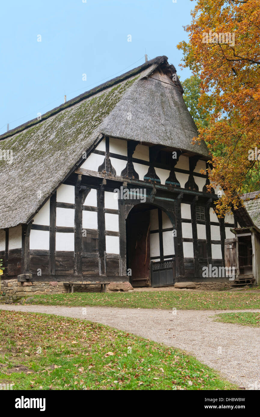 Old cottage house from the sixteenth century, Germany, Europe Stock