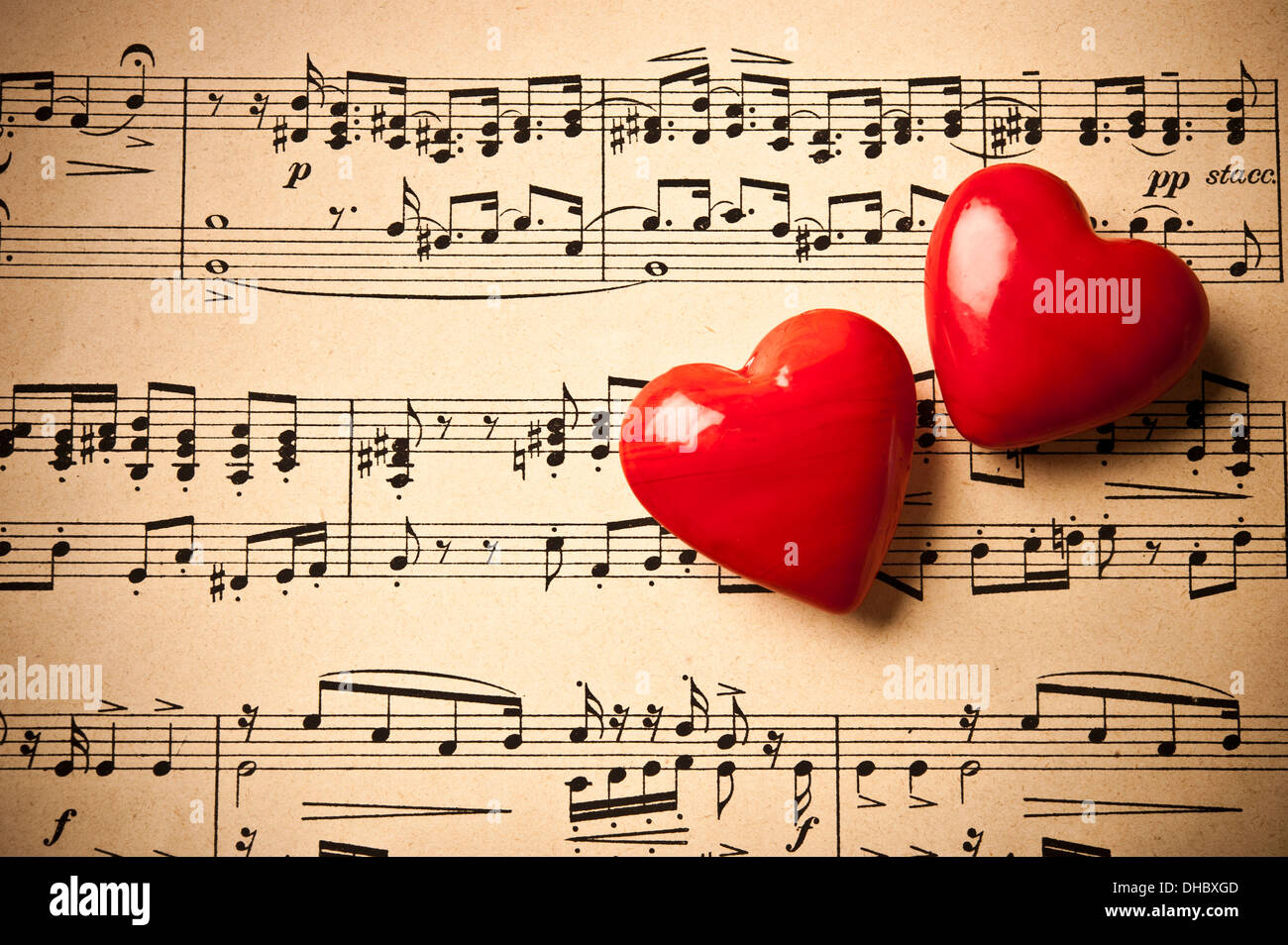 love for music Stock Photo