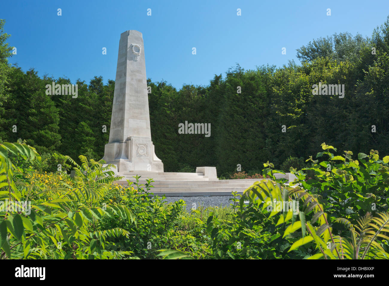New Zealand battlefield memorial Stock Photo