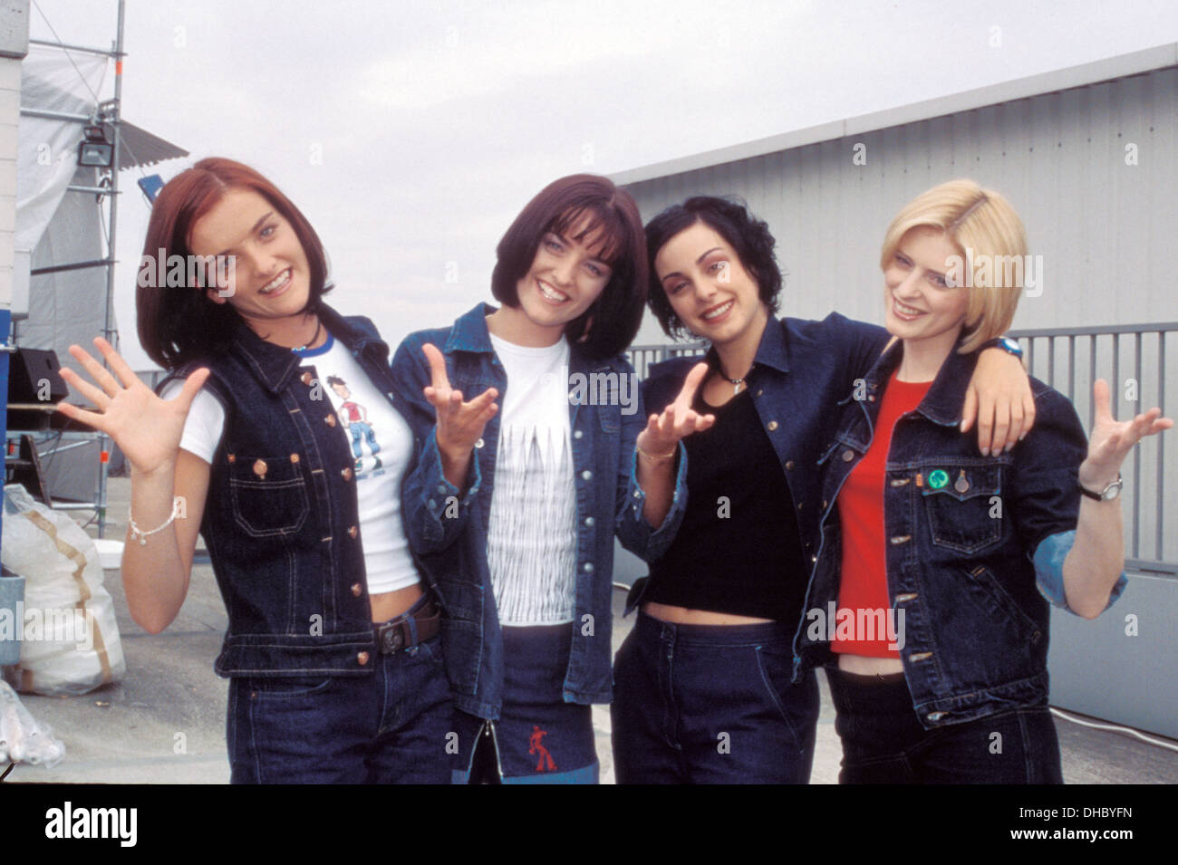 BEWITCHED Irish girl group in 1999. Stock Photo
