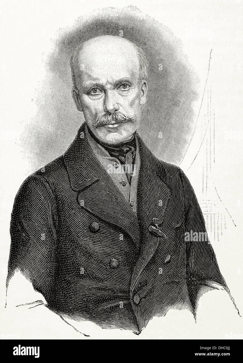 Archduke John of Austria (1782-1859). Austrian field marshal and German Imperial regent. Engraving. Stock Photo