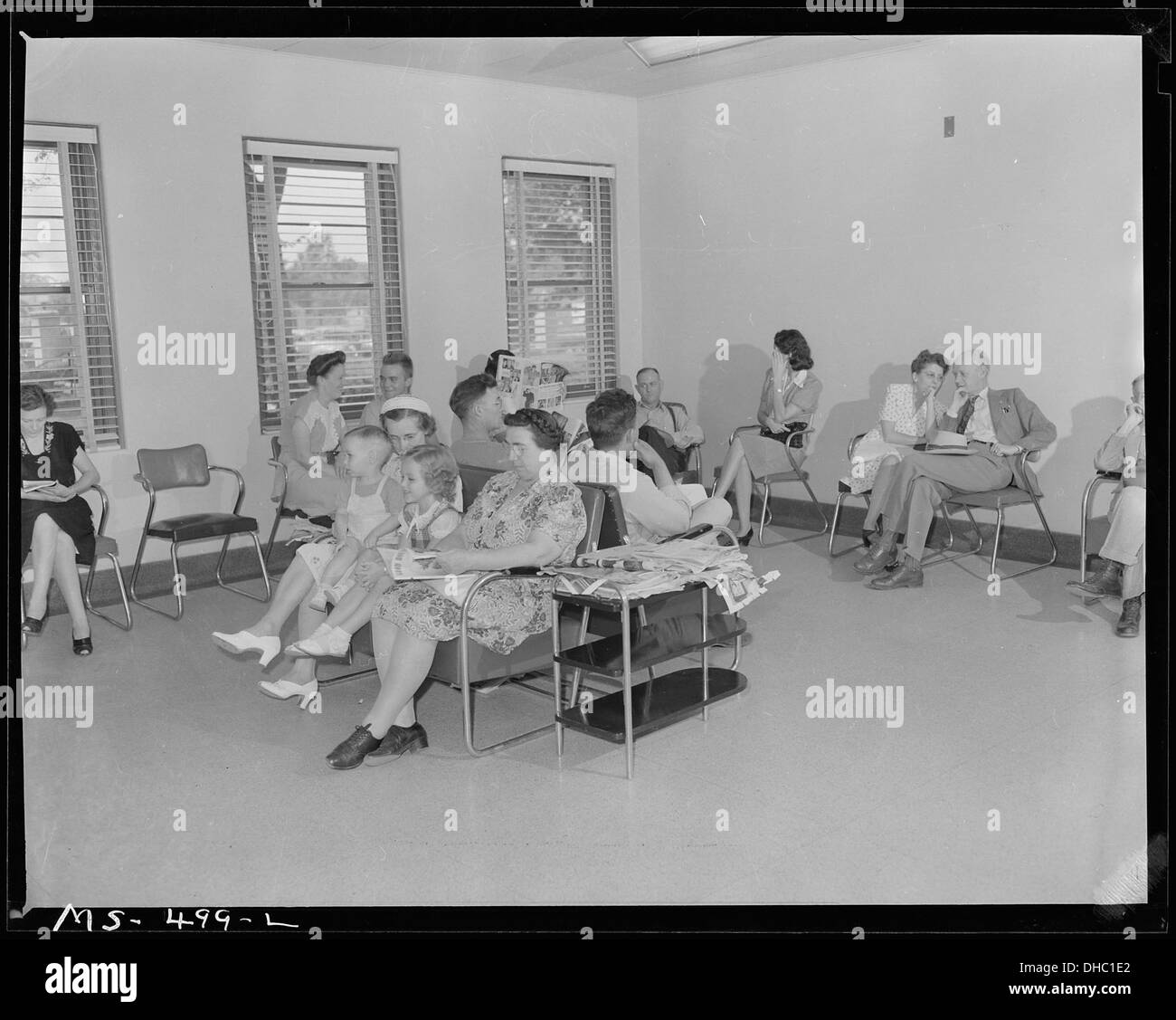 Family waiting room Black and White Stock Photos & Images - Alamy