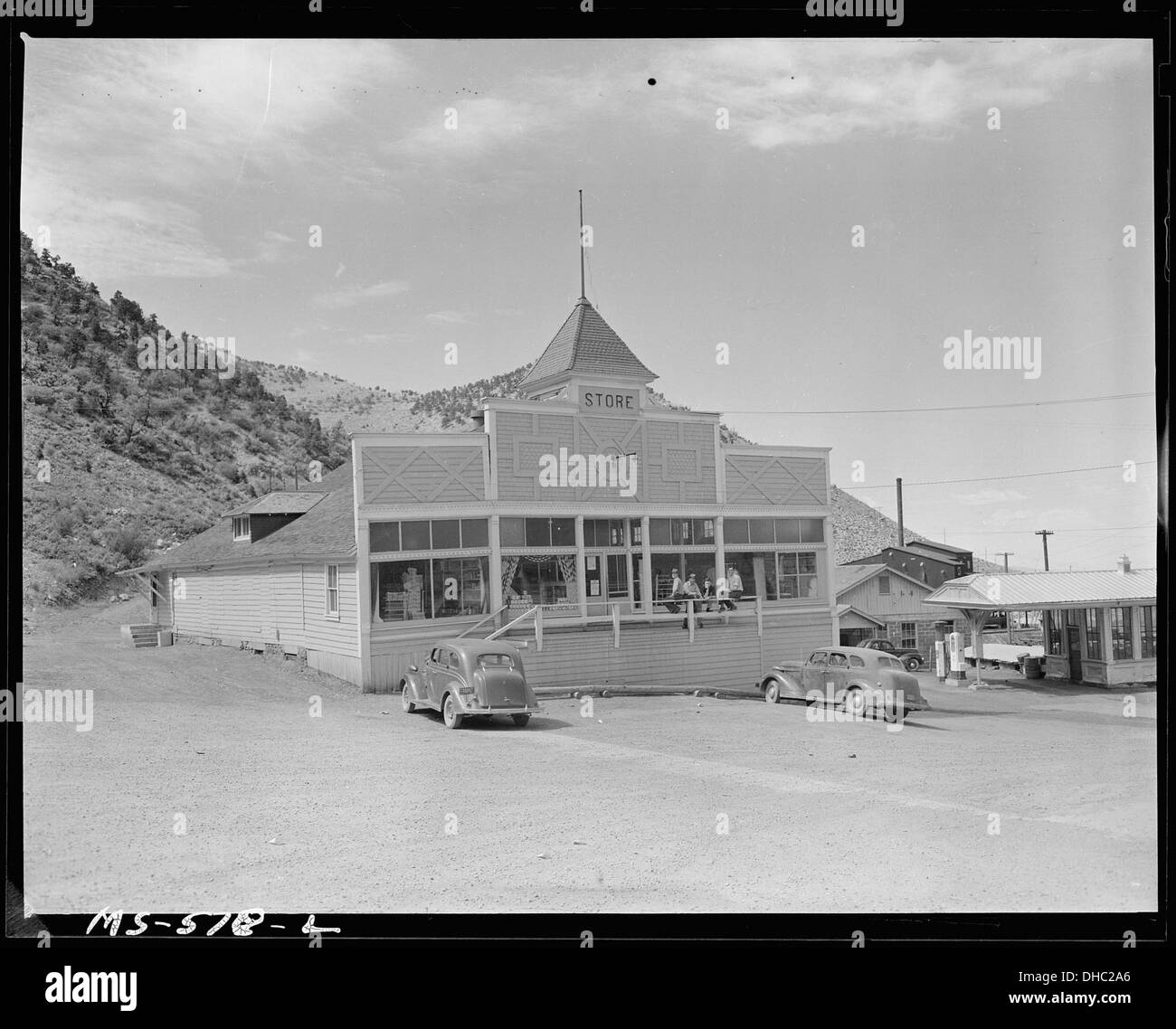 General store patronized by the miners utah fuel company hires stock