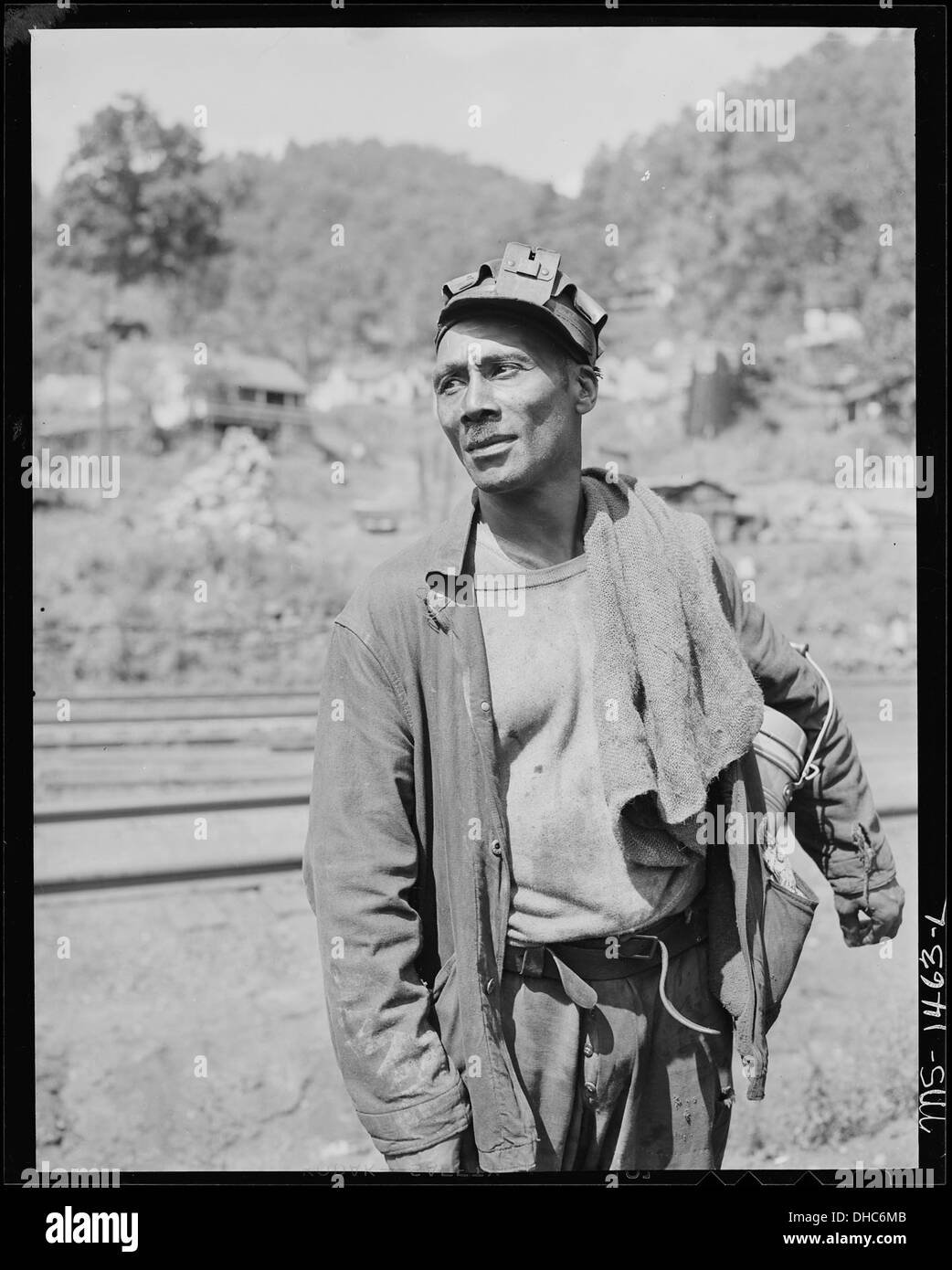 Miner. Gilliam Coal and Coke Company, Gilliam Mine, Gilliam, McDowell County, West Virginia. 540803 Stock Photo