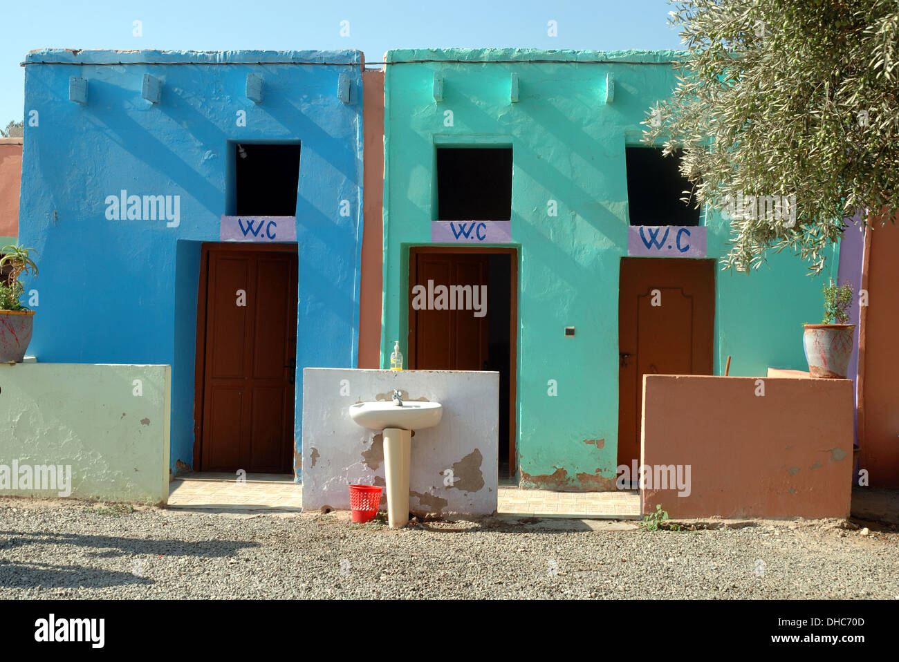 Toilets in Morocco Stock Photo