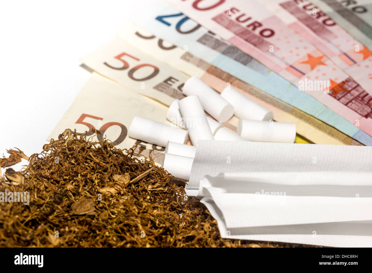 Save money when buying tobacco products Stock Photo Alamy
