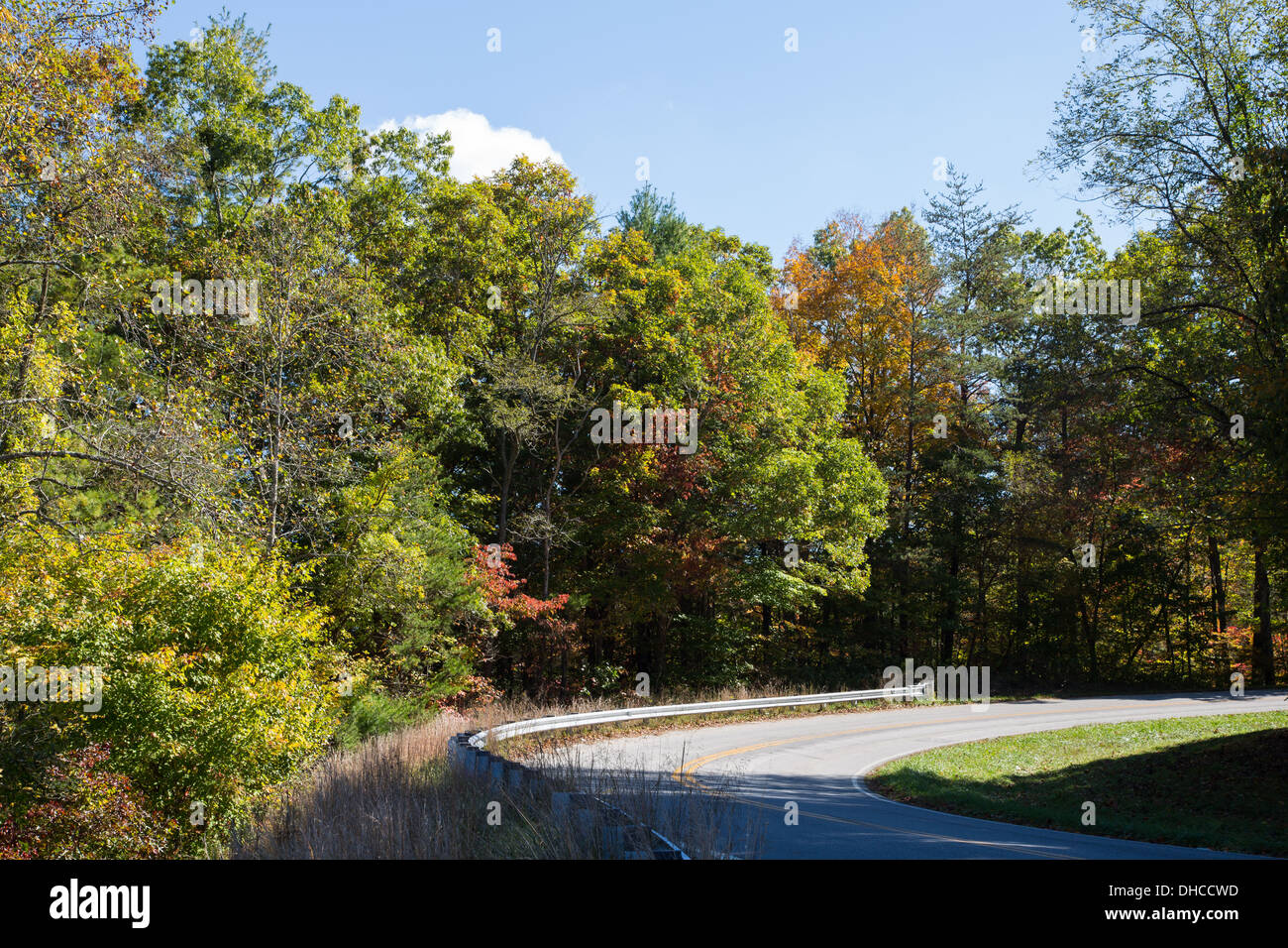 The Cherohala Skyway drive in North Carolina Stock Photo - Alamy