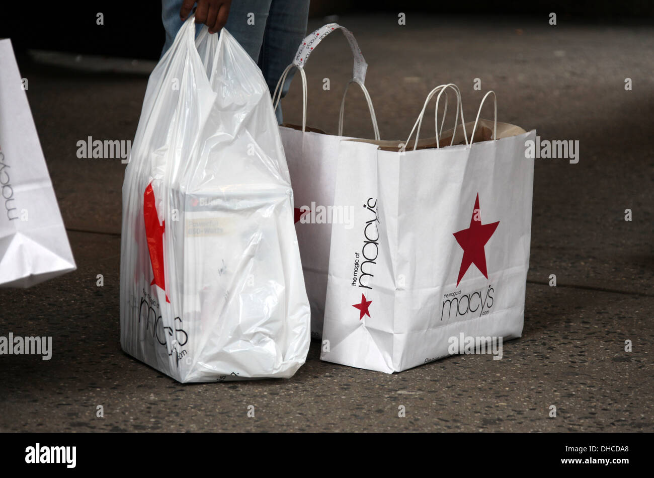 Daily What?! Huge Corner Shopping Bag at Macy's Herald Square