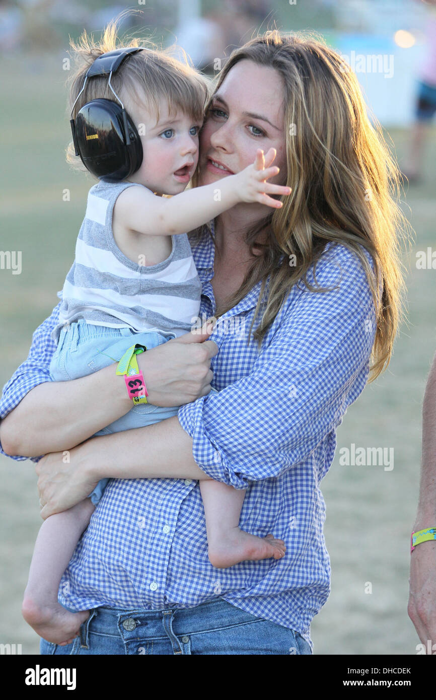 Alicia Silverstone and son Bear Blu Jarecki Celebrities at 2012