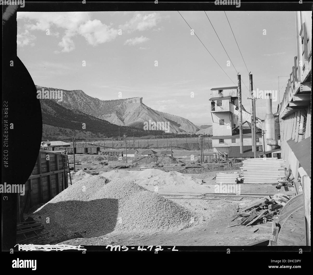 Tipple and railroad yard of mine. United States Fuel Company, King Mine