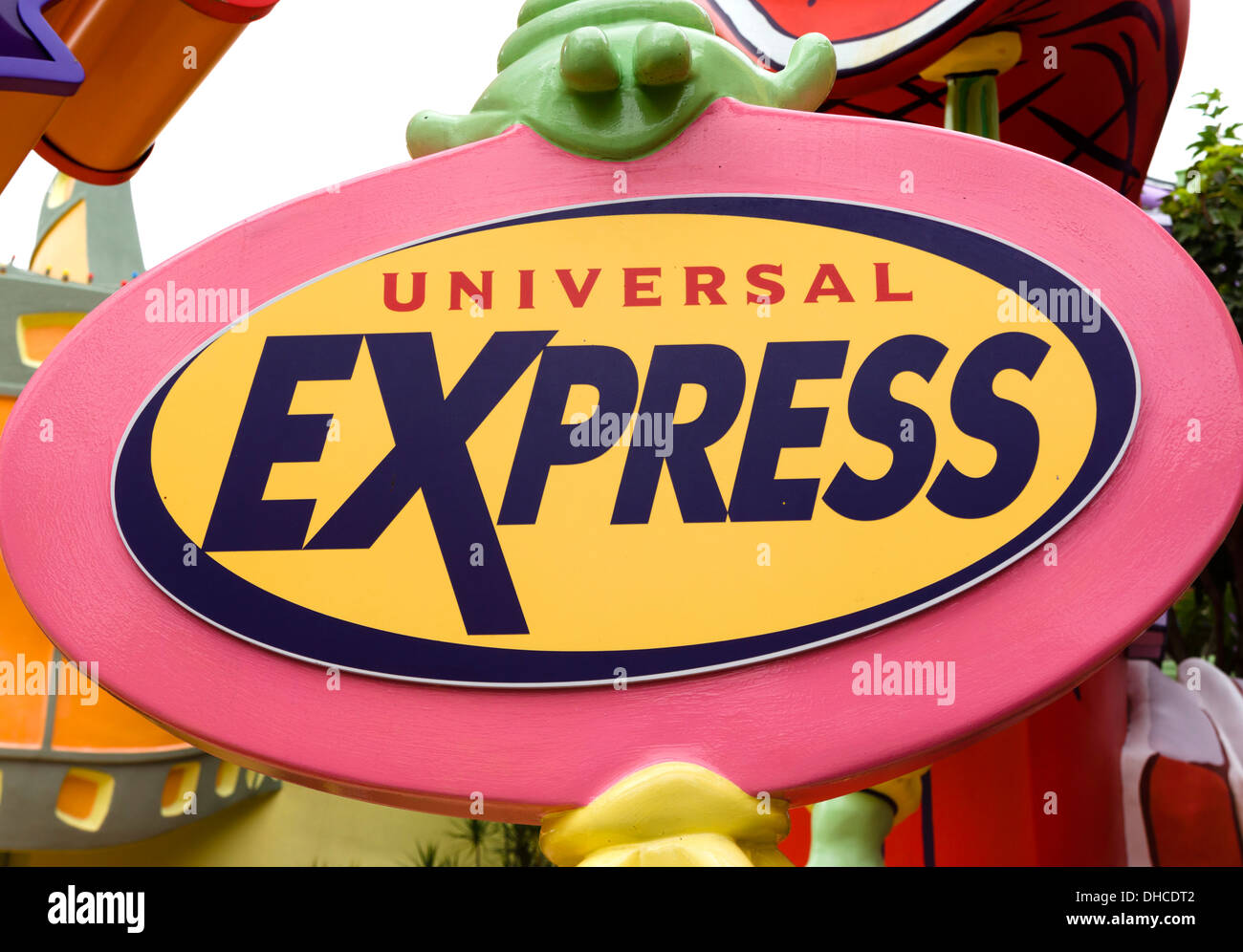 Sing for Universal Express lane, allowing faster access to rides, Islands of Adventure, Universal Orlando Resort, Florida, USA Stock Photo