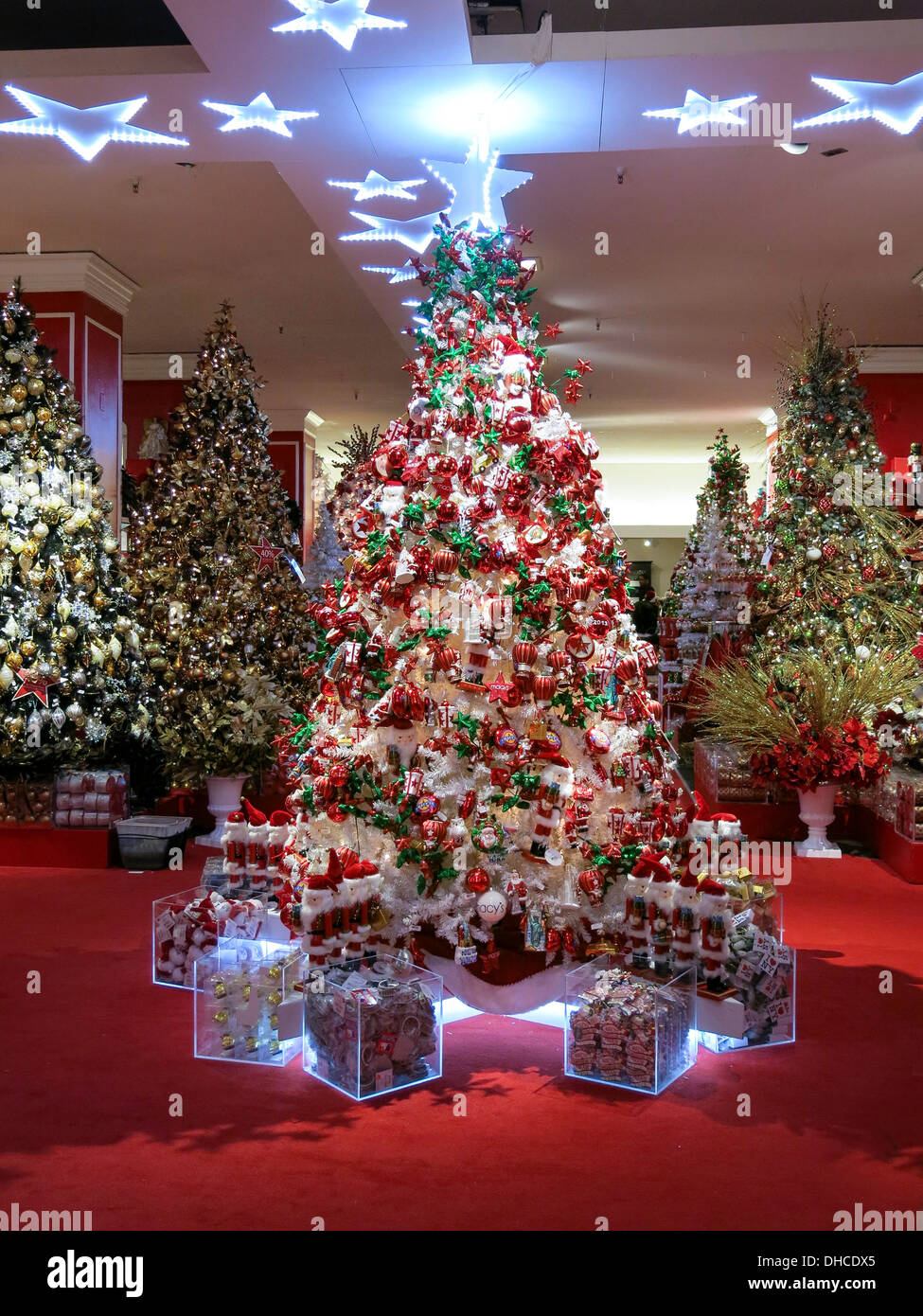 Macy's Flagship Department Store, Christmas Displays, NYC Stock Photo