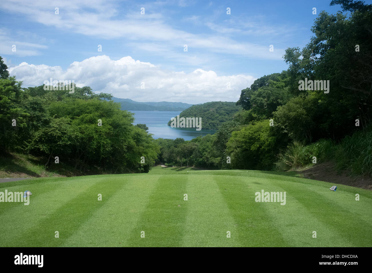 Arnold Palmer Signature Golf Course at Four Seasons Costa Rica on Peninsula Papagayo. Stock Photo