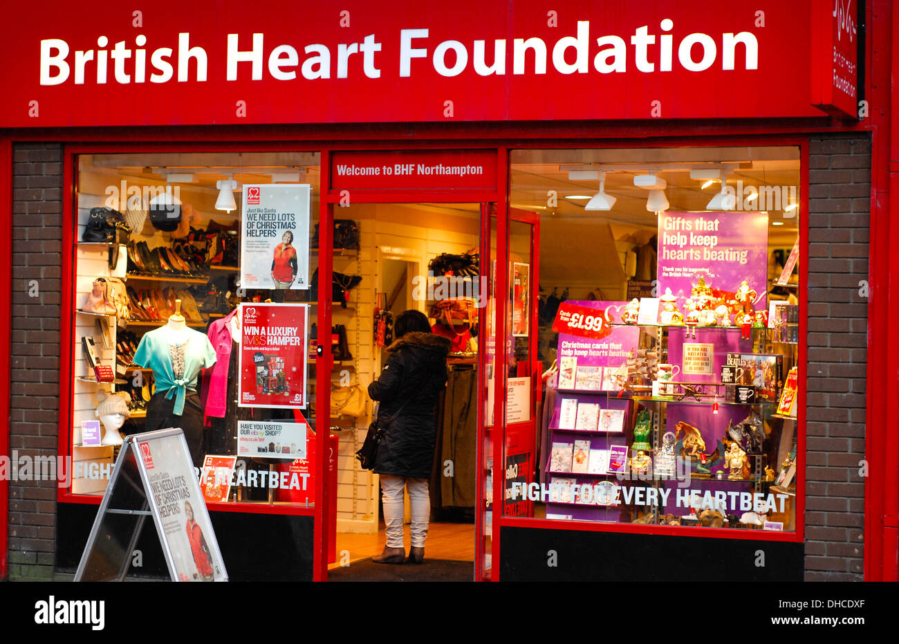 British Heart Foundation charity shop Stock Photo Alamy