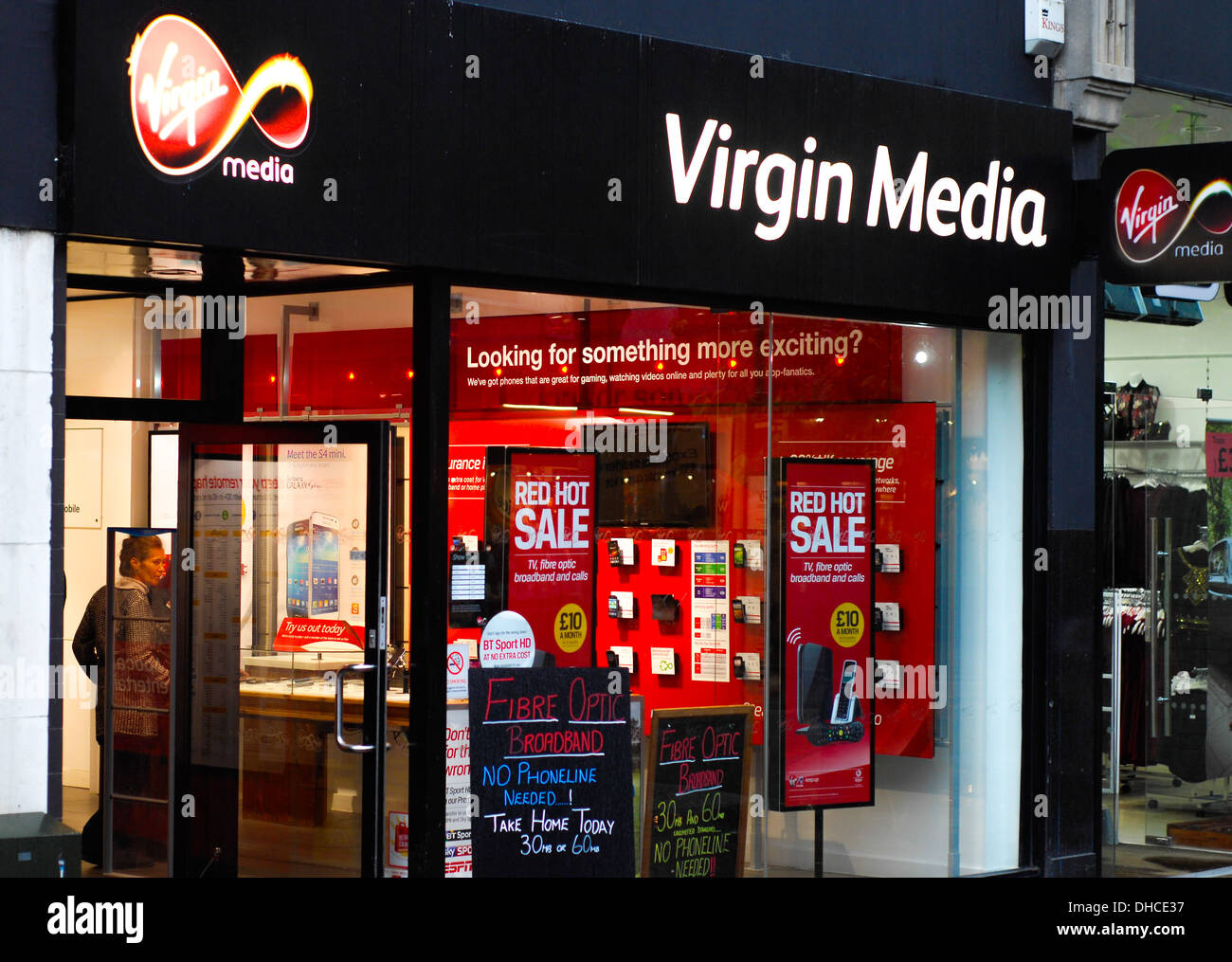 Virgin Media shop Northampton Stock Photo, Royalty Free Image: 62354747 ...