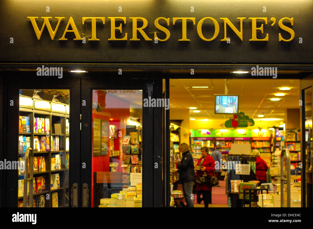 Waterstones book shop Northampton Stock Photo Alamy