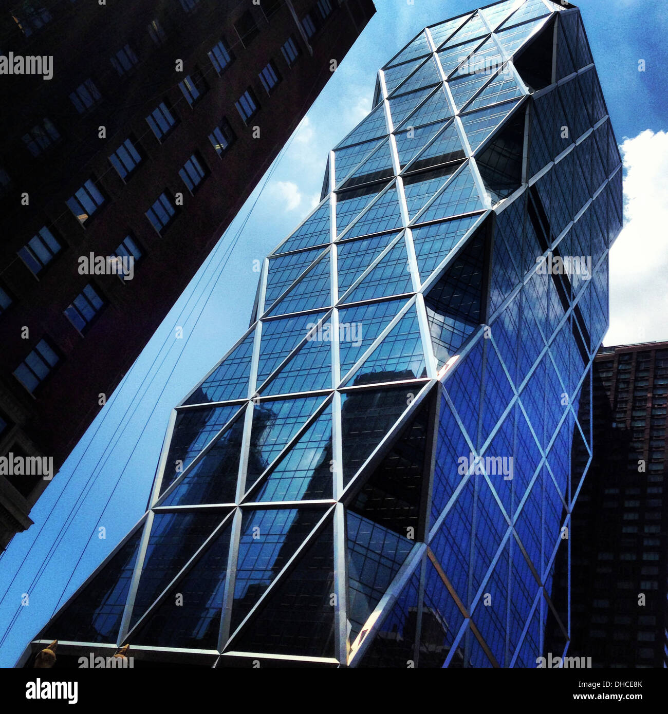 Modern Skyscraper, Low Angle View, Midtown Manhattan, New York City
