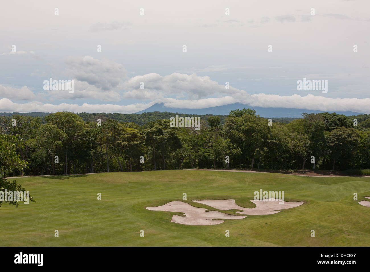 Arnold Palmer Signature Golf Course at Four Seasons Costa Rica on Peninsula Papagayo. Stock Photo