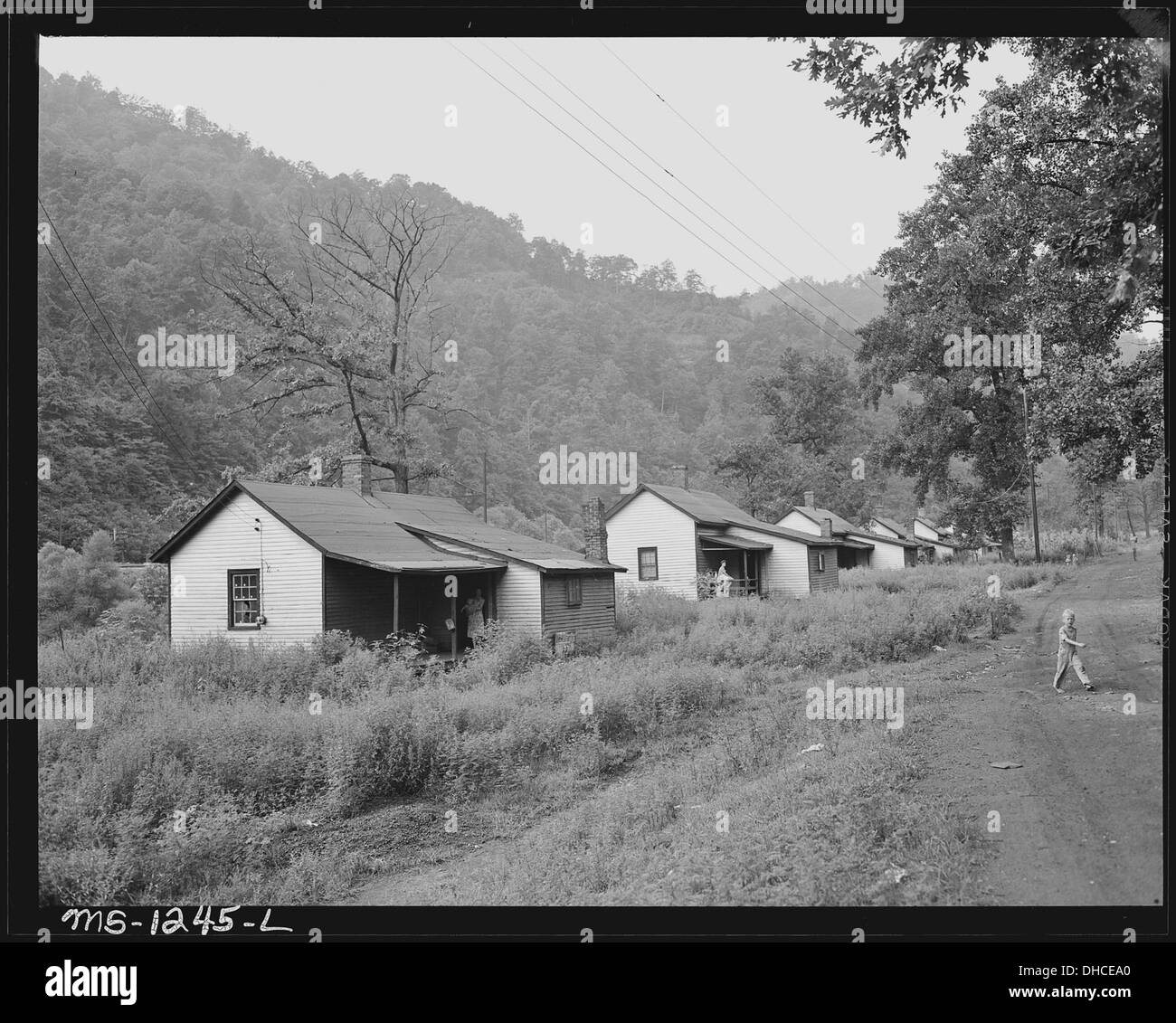 Typical housing. Kingston Pocahontas Coal Company, Exeter Mine, Big