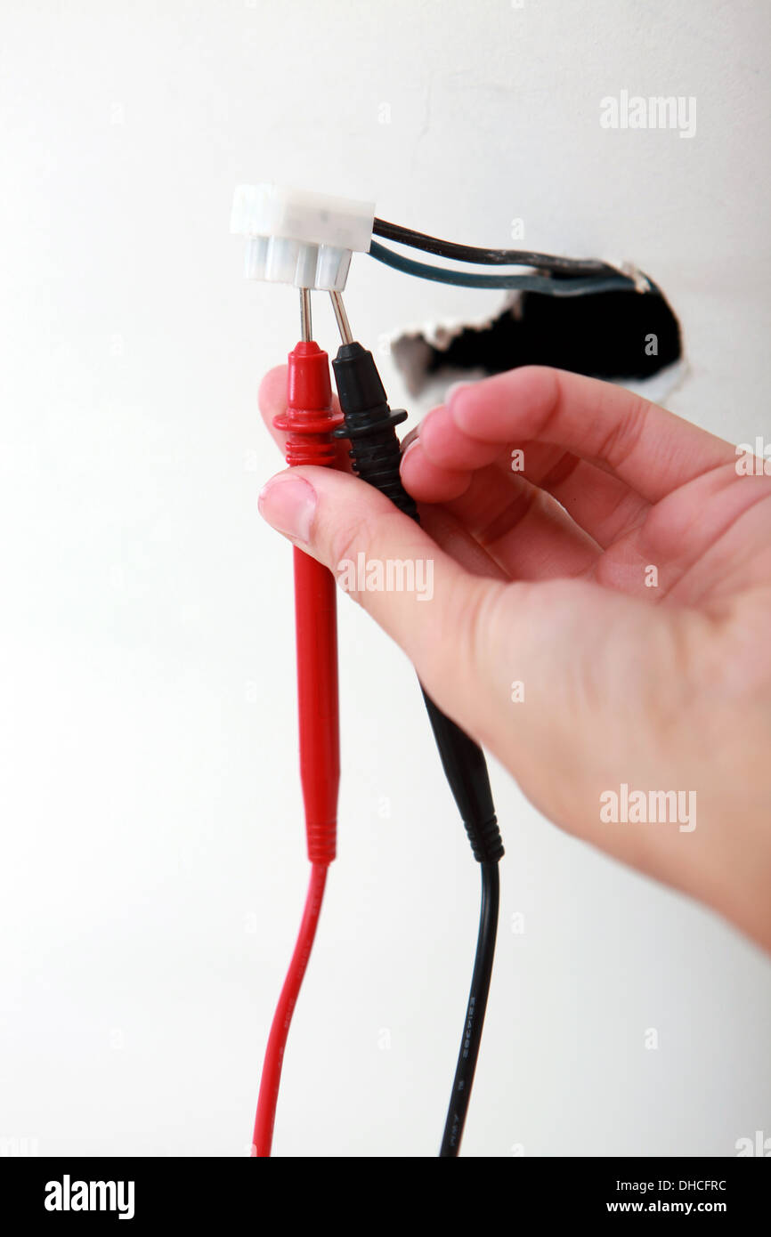 Measuring electric current Stock Photo Alamy