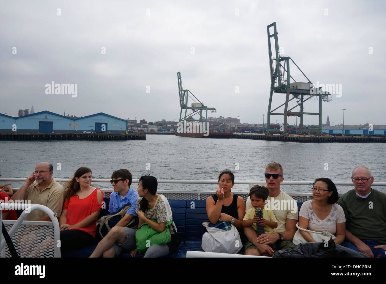 Governors Island ferry in New York City Stock Photo Alamy