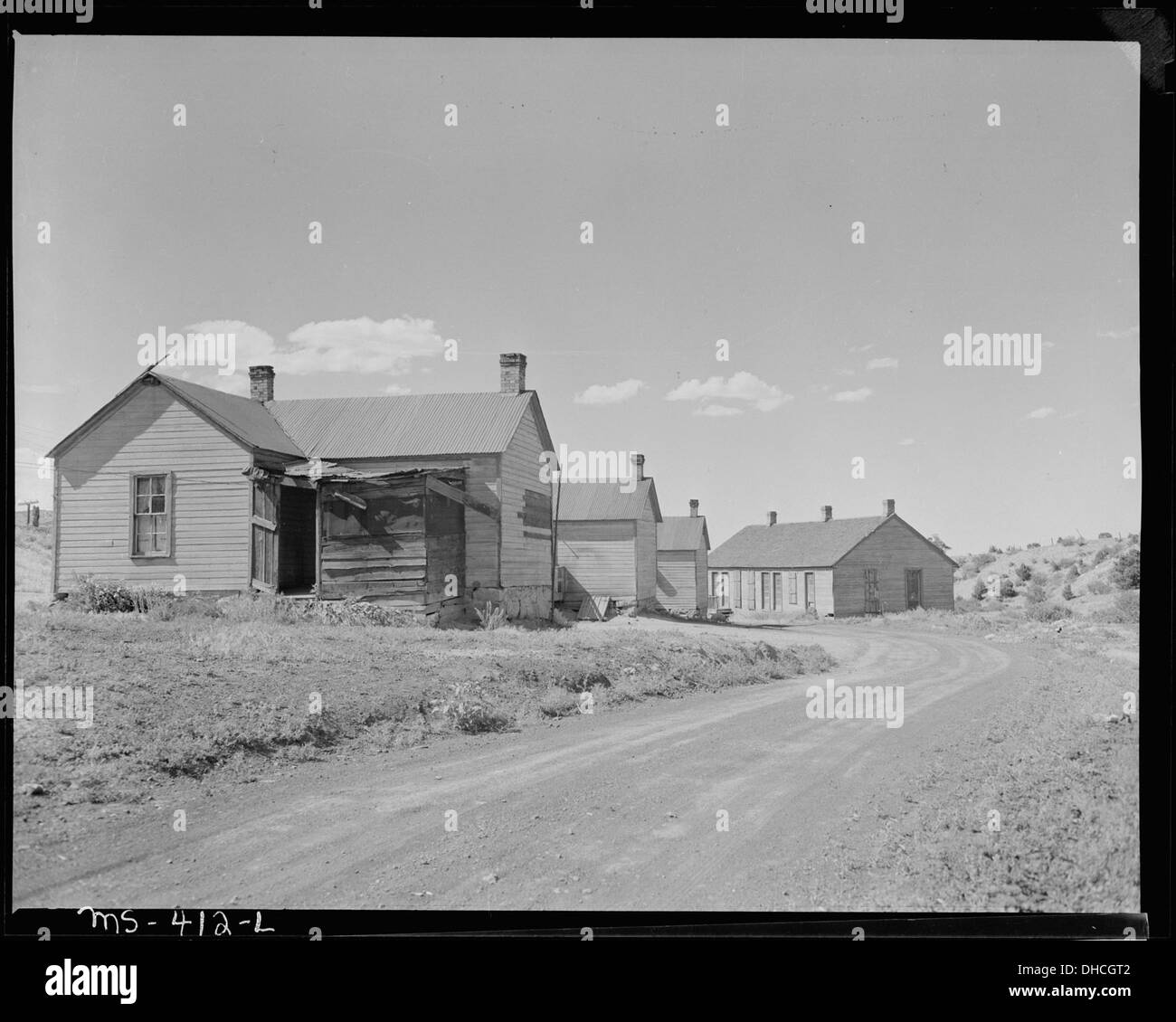 Houses in company housing project. Huerfano Coal Company, Ludlow Mine