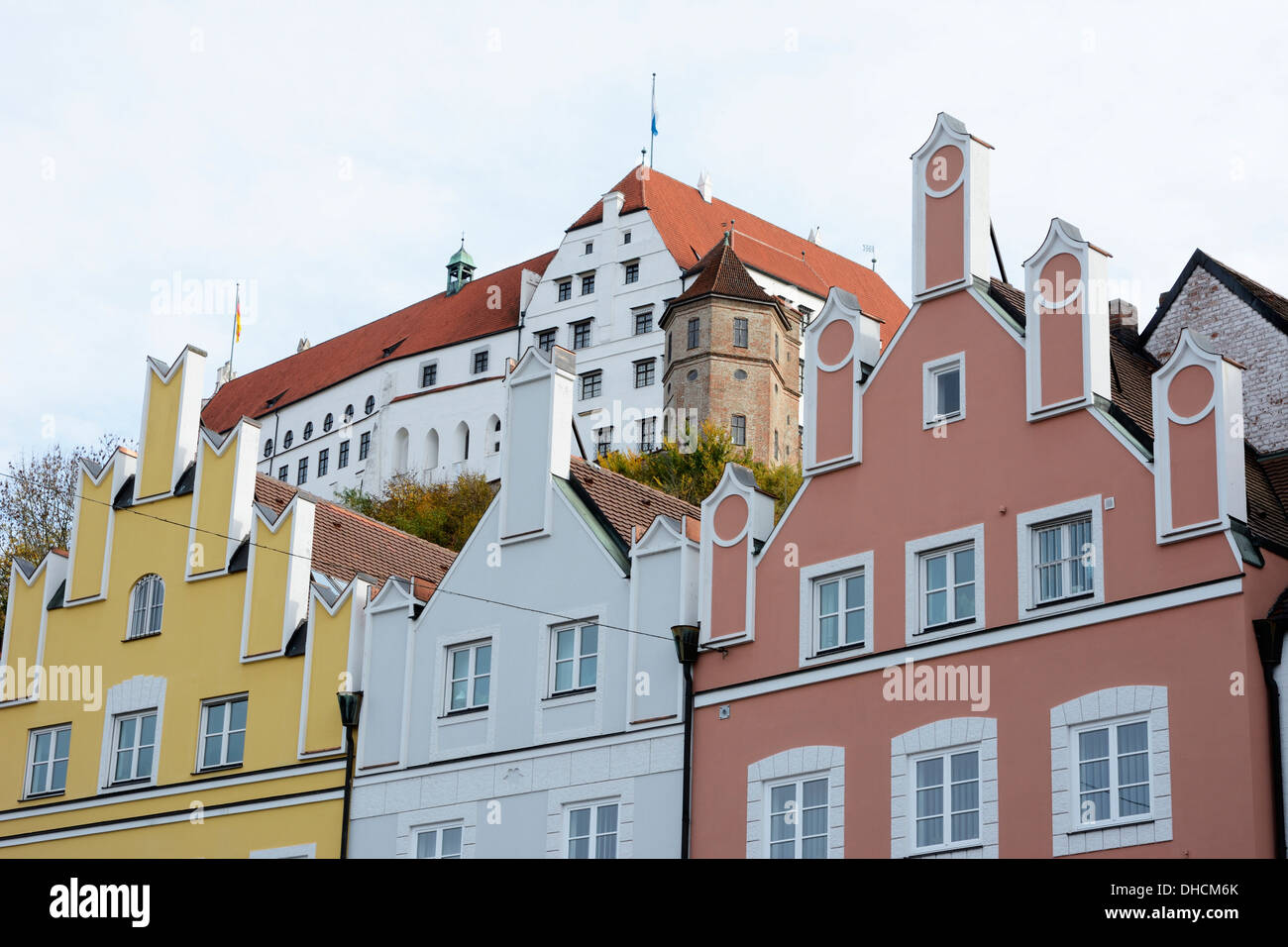 Trausnitz castle in Landshut (Bavaria, Germany) Stock Photo