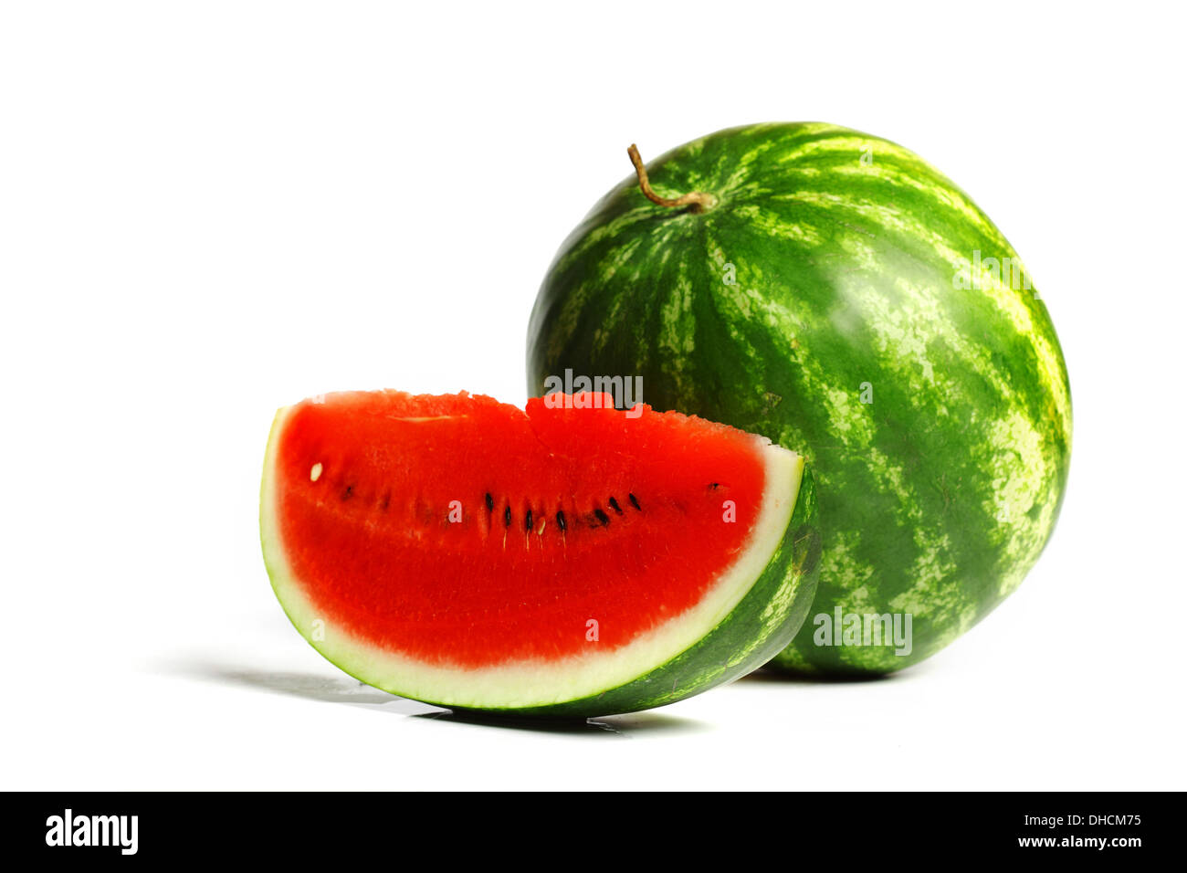 watermelon slice isolated on white Stock Photo - Alamy