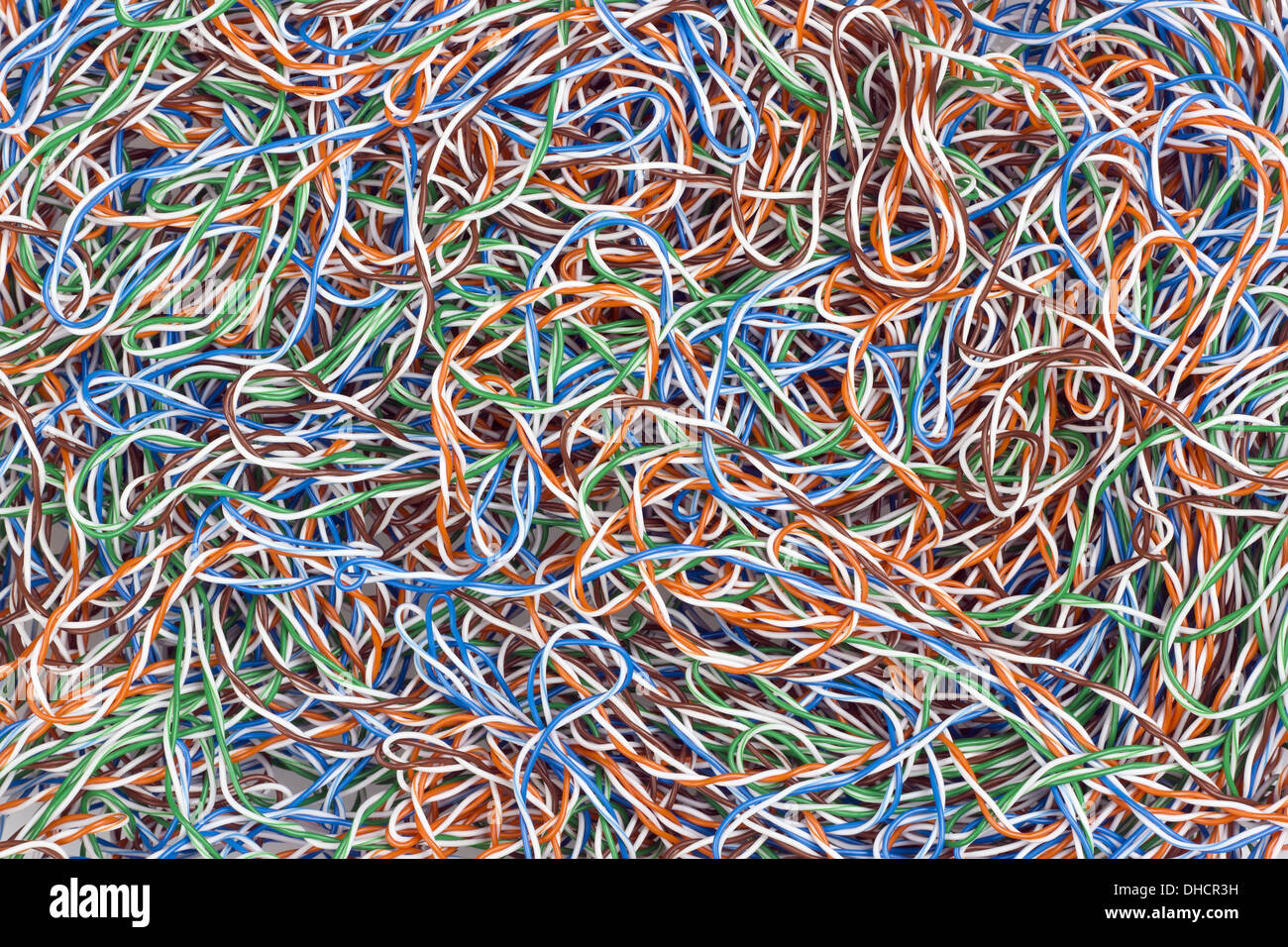 crossed computer wires Stock Photo Alamy