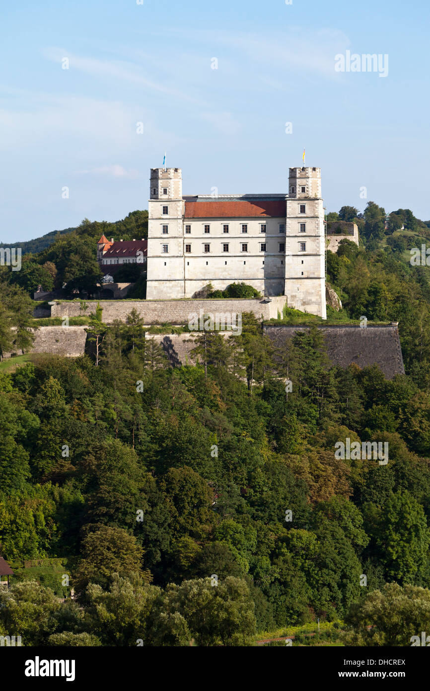 Germany, Bavaria, EichstÃ¤tt, View of Willibaldsburg Stock Photo