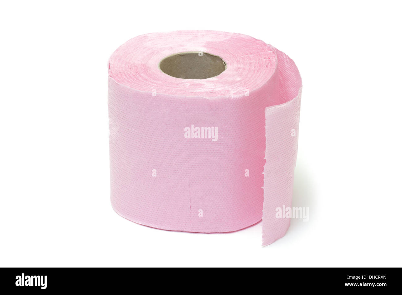 Pink toilet paper Stock Photo Alamy