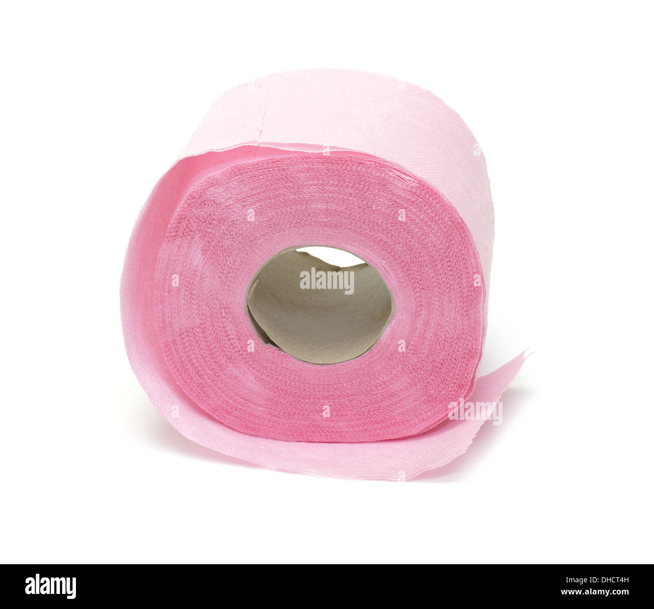 Pink toilet paper Stock Photo Alamy