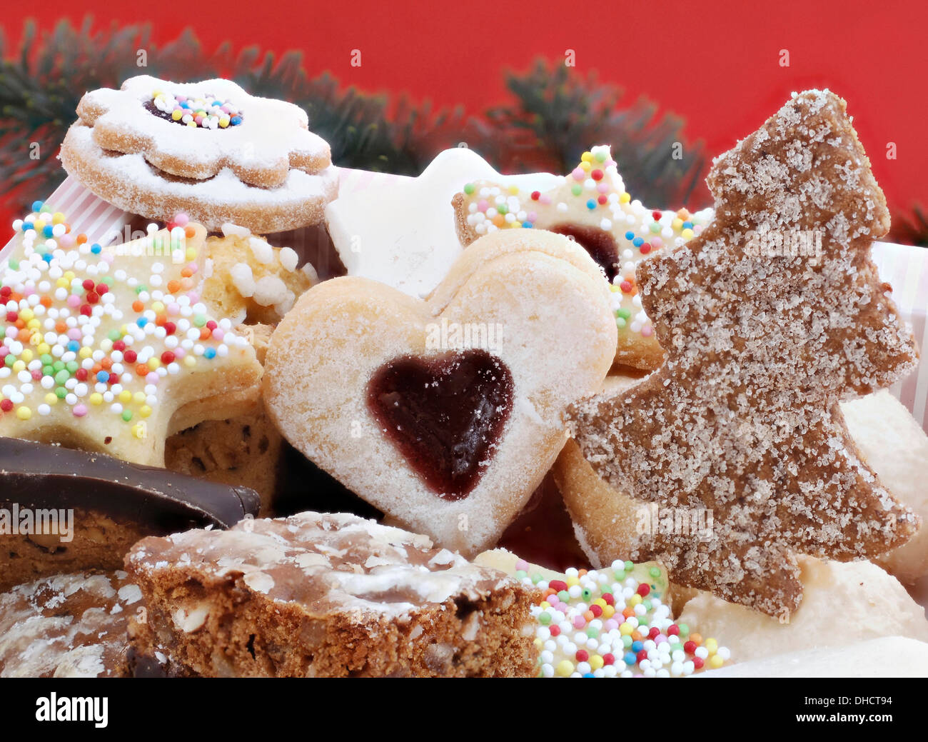various christmas cookies Stock Photo
