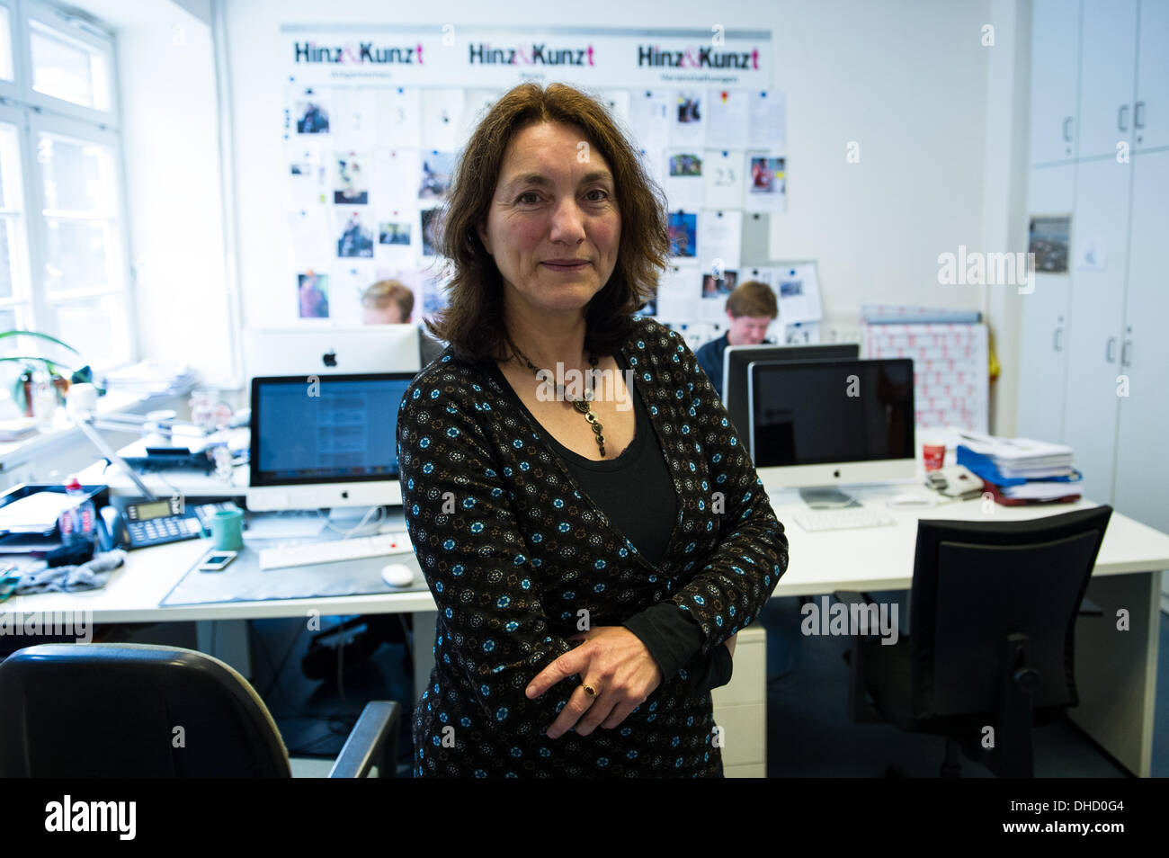 Hamburg, Germany. 10th Oct, 2013. The editor-in-chief of the street ...