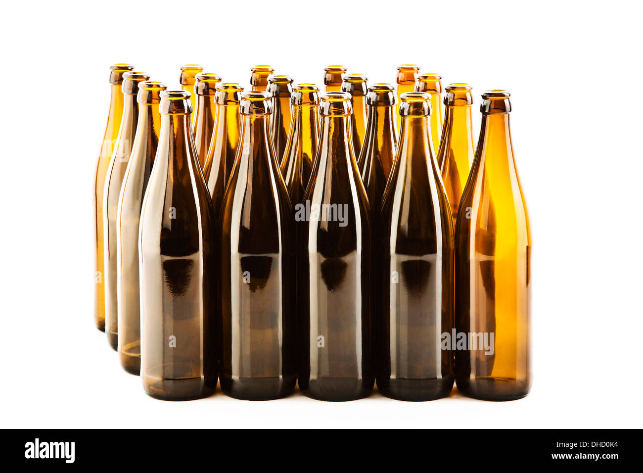 Empty beer bottles Stock Photo Alamy