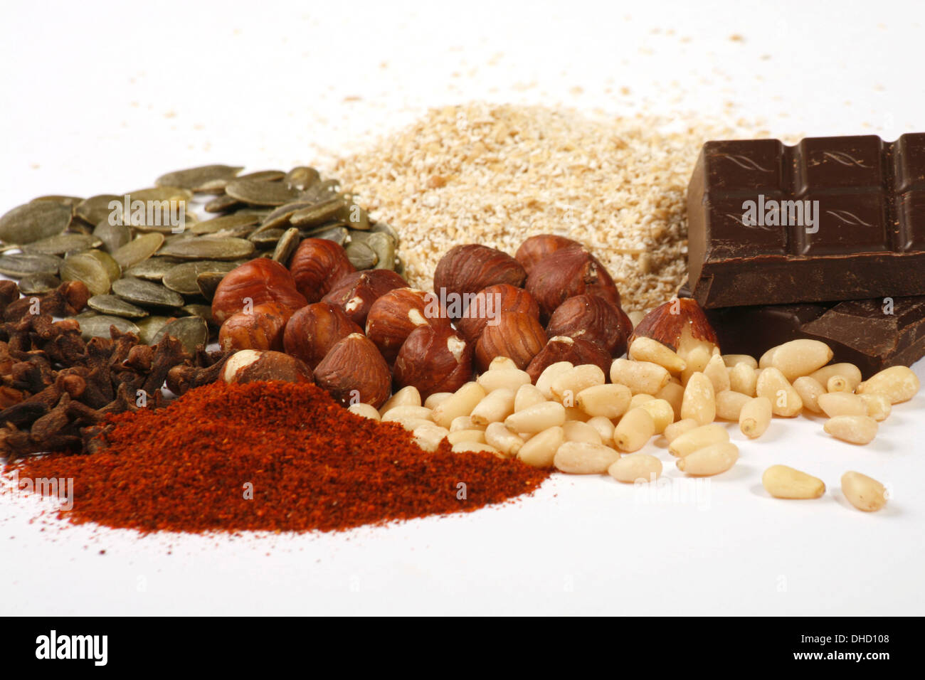 Foods Rich in Manganese Stock Photo