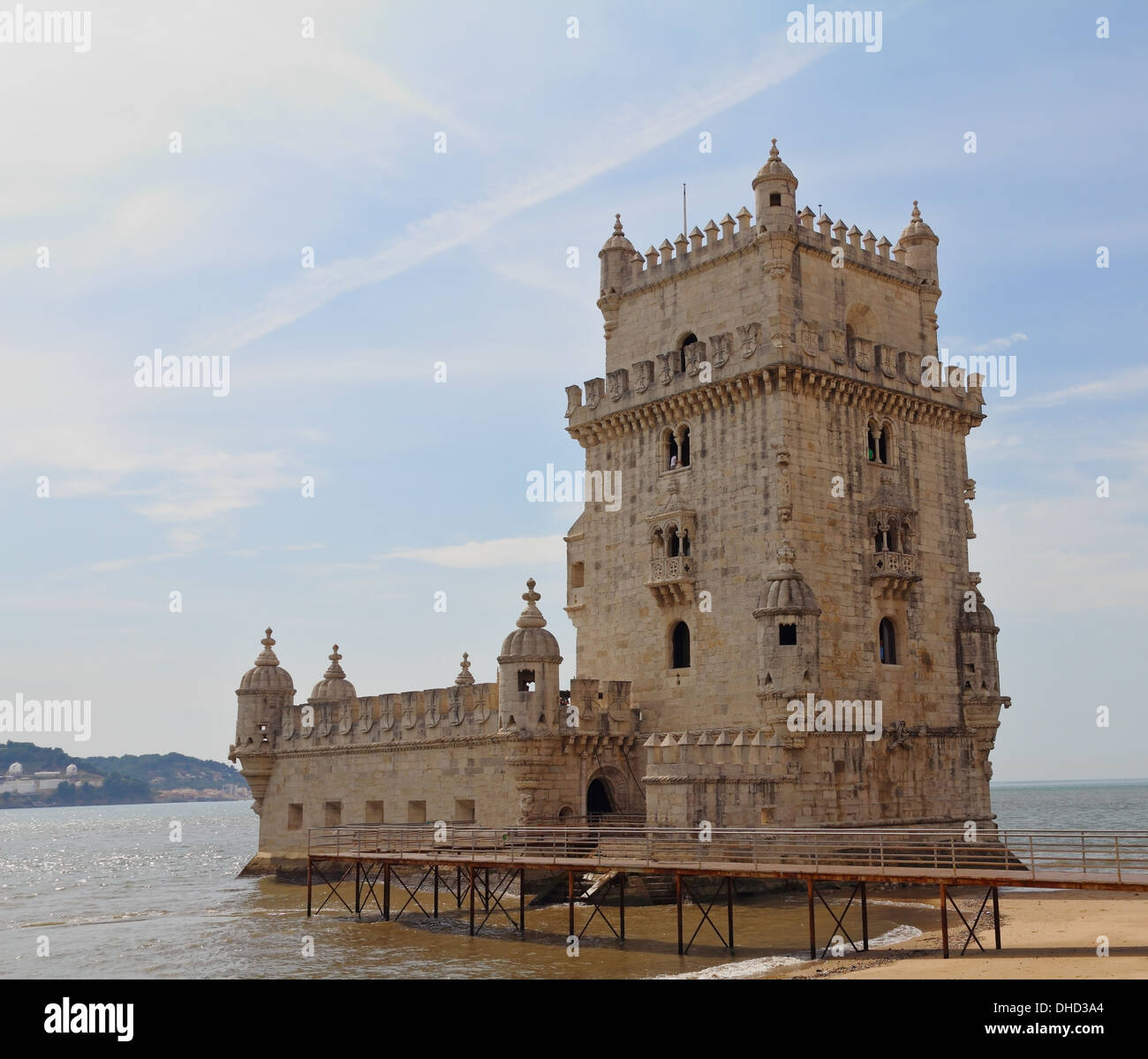 The fortress of Belem in Lisbon Stock Photo