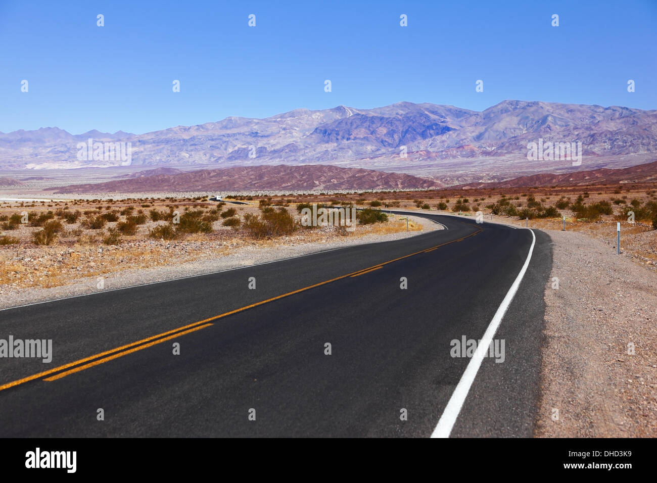 Death valley scenic road highway national park hi-res stock photography ...