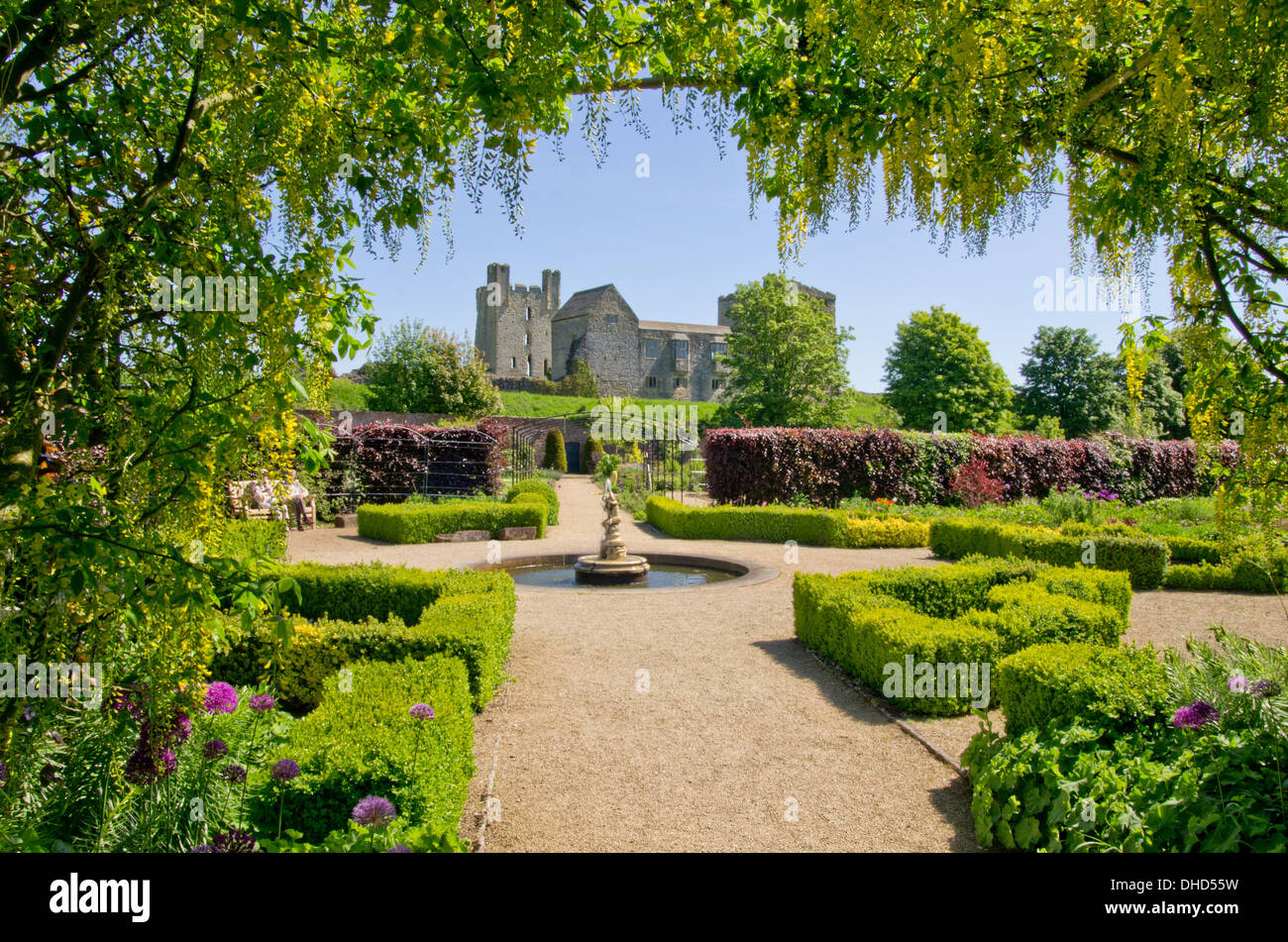 Helmsley Walled Garden Stock Photo