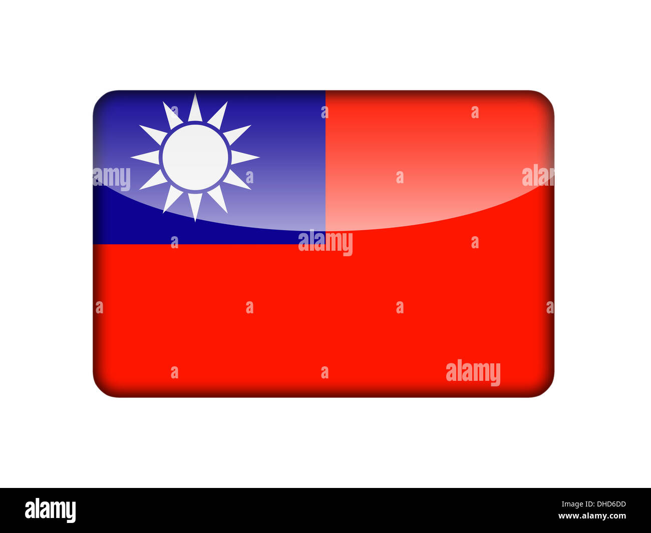 The Taiwan flag Stock Photo Alamy