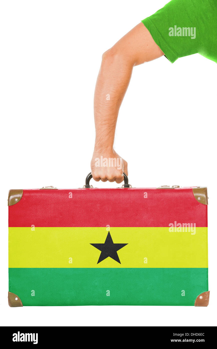 The Ghana flag Stock Photo
