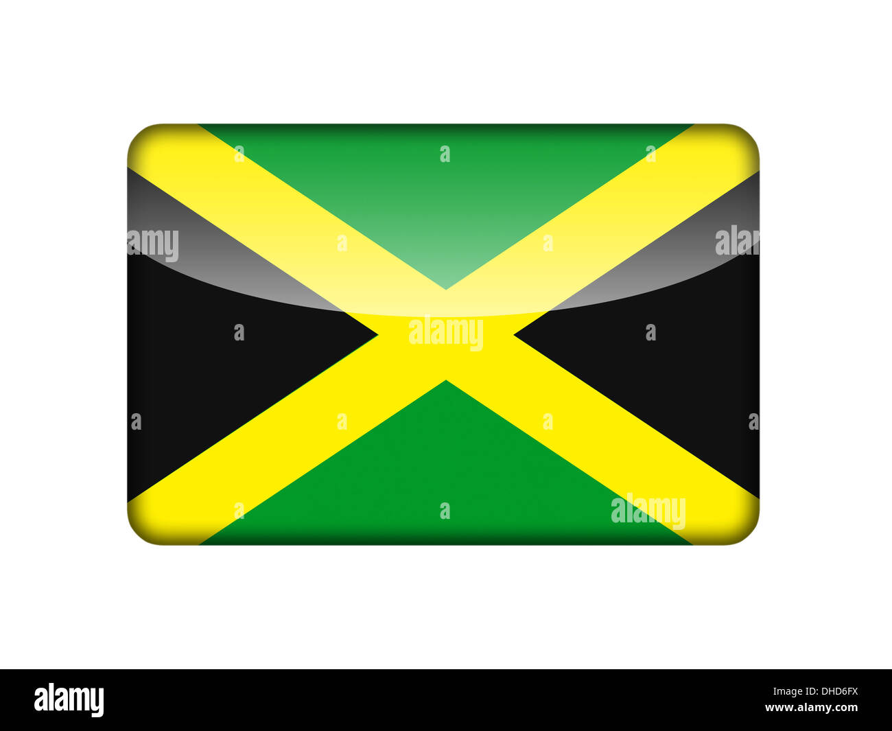 The Jamaica flag Stock Photo Alamy